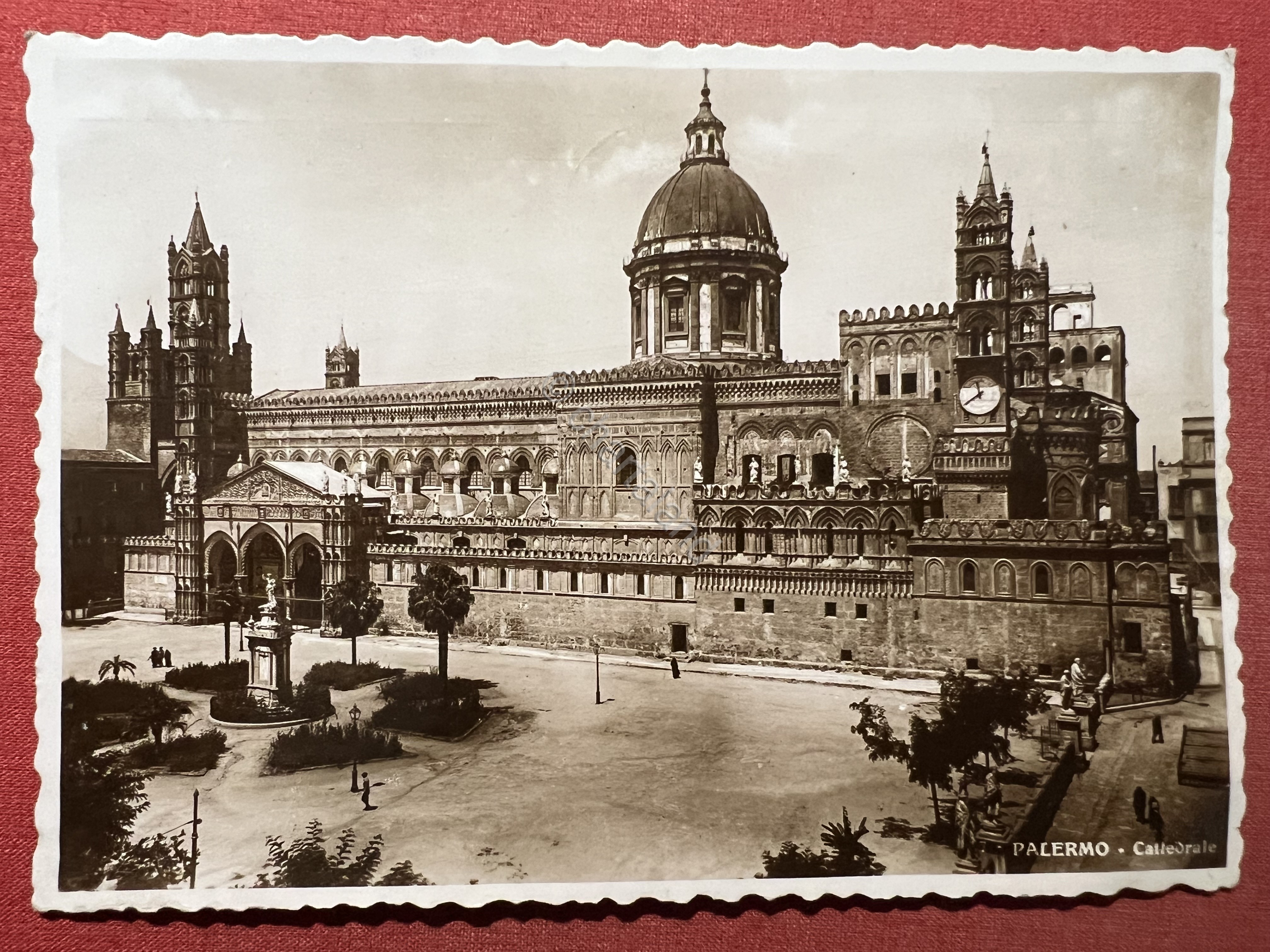 Cartolina - Palermo - Cattedrale - 1940