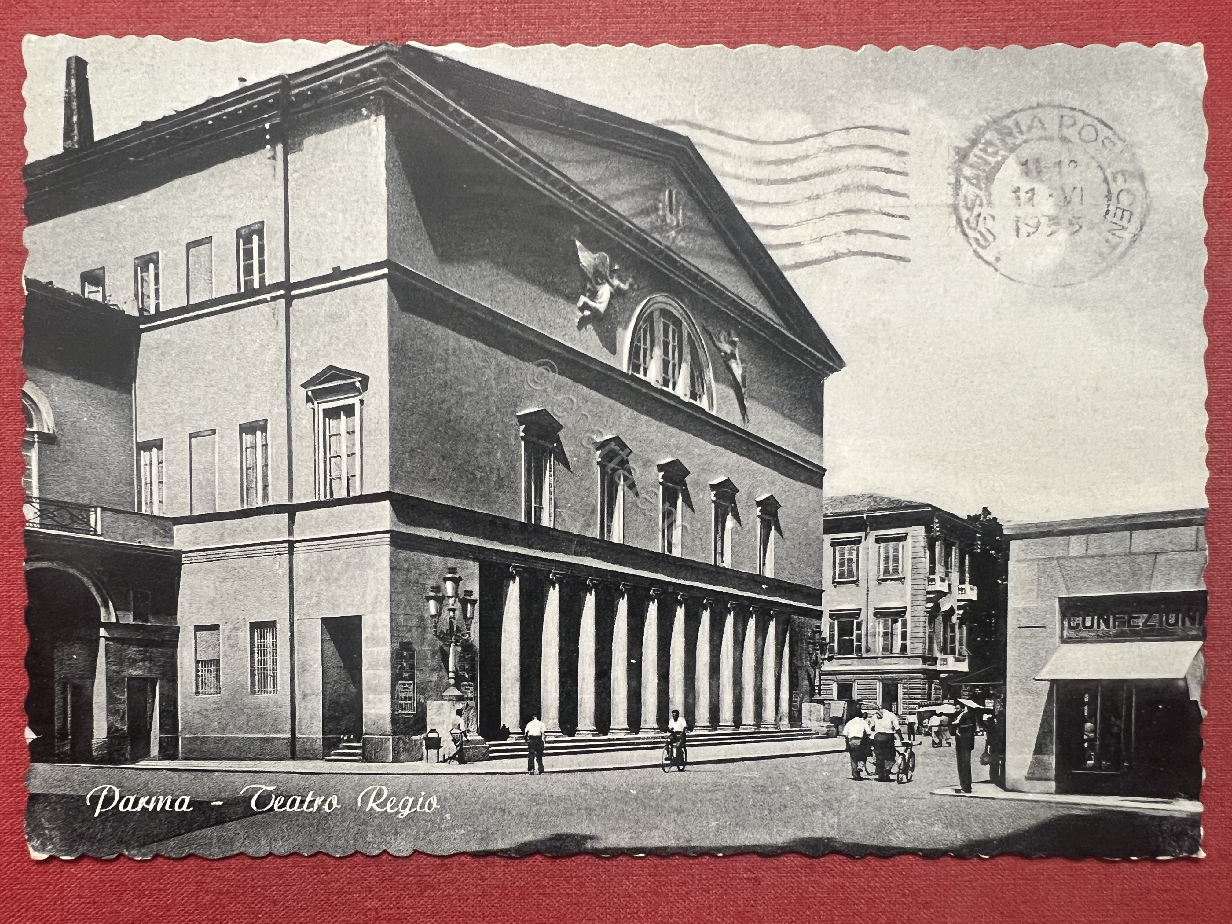 Cartolina - Parma - Teatro Regio - 1955