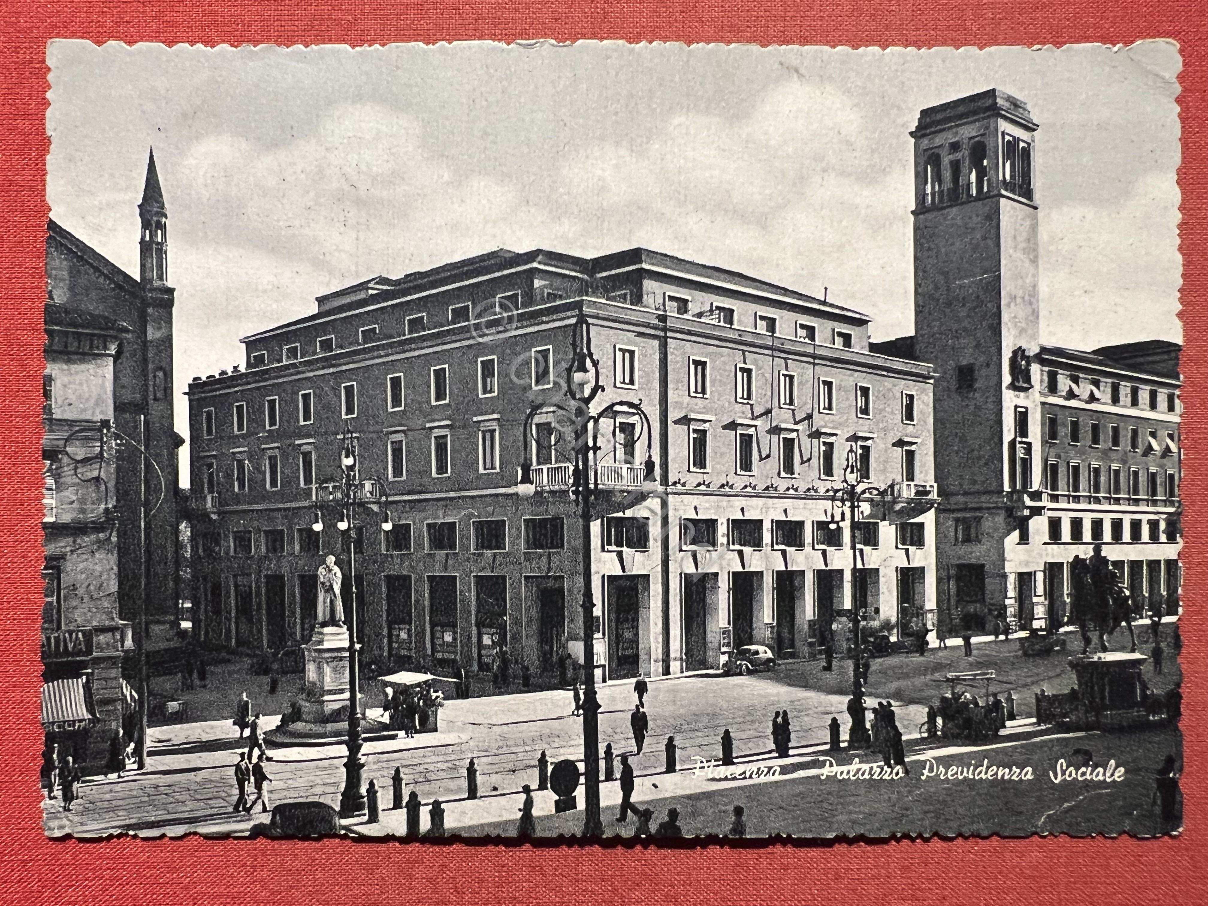 Cartolina - Piacenza - Palazzo Previdenza Sociale - 1959
