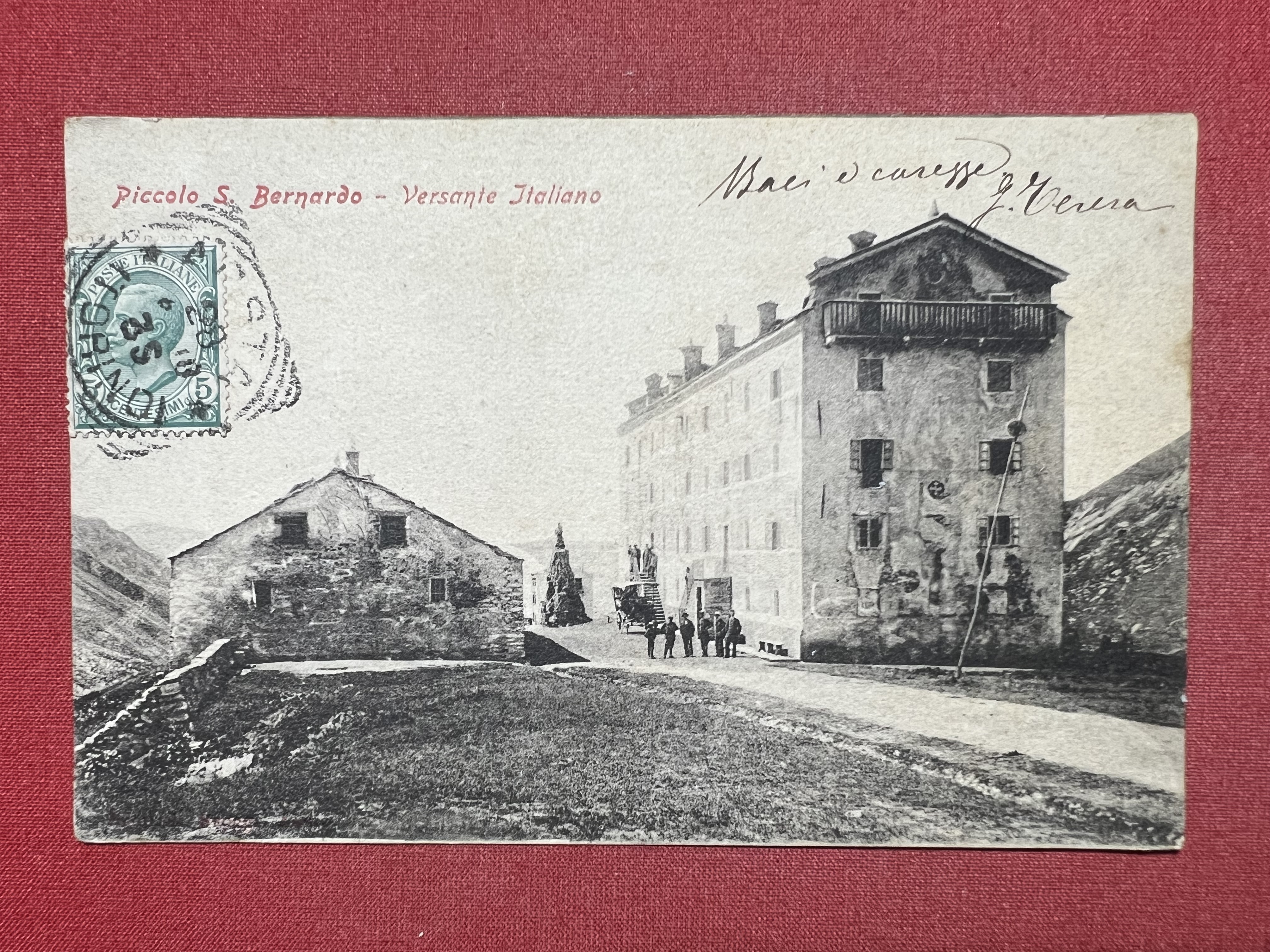 Cartolina - Piccolo S. Bernardo - Versante Italiano - 1900 …