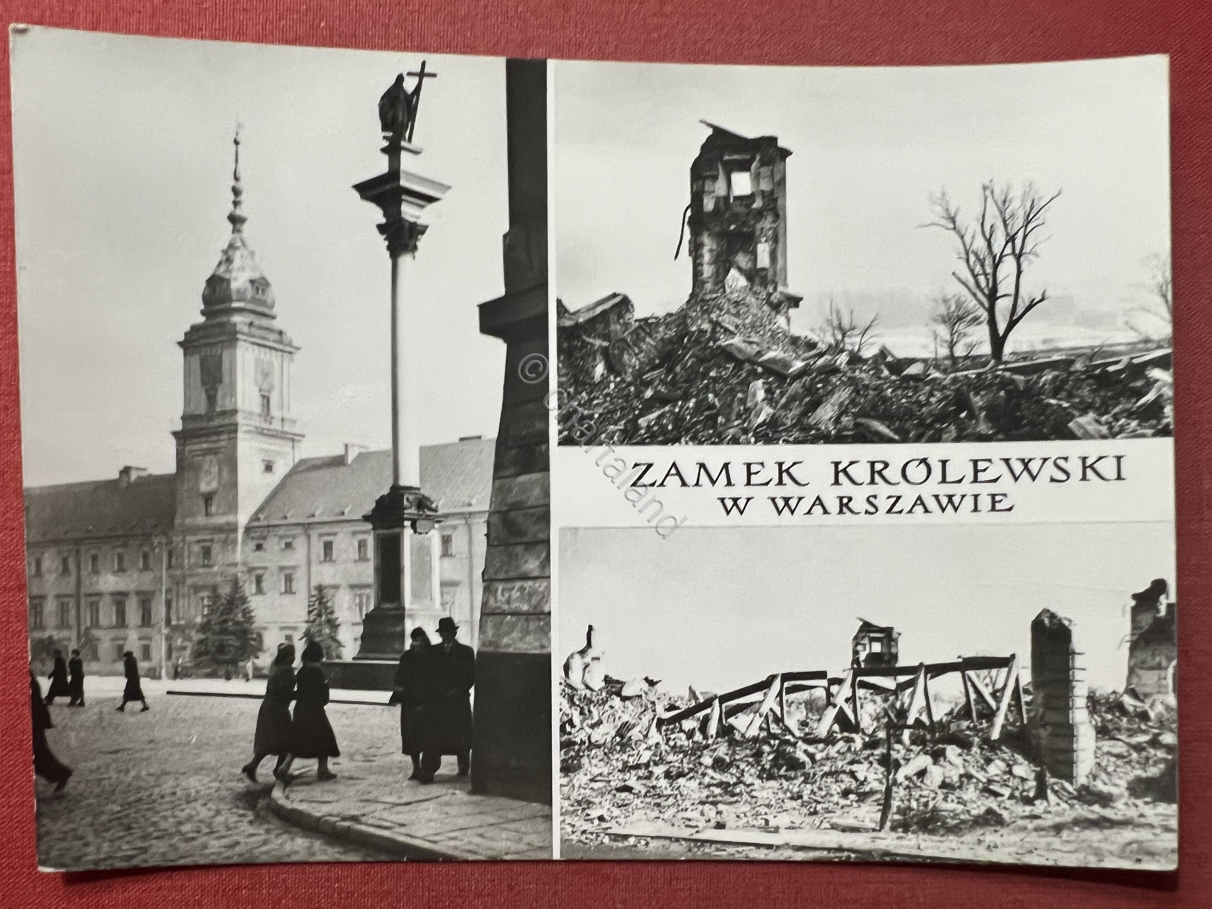 Cartolina - Polonia - Warszawa - Zamek Kròlewski - 1950 …