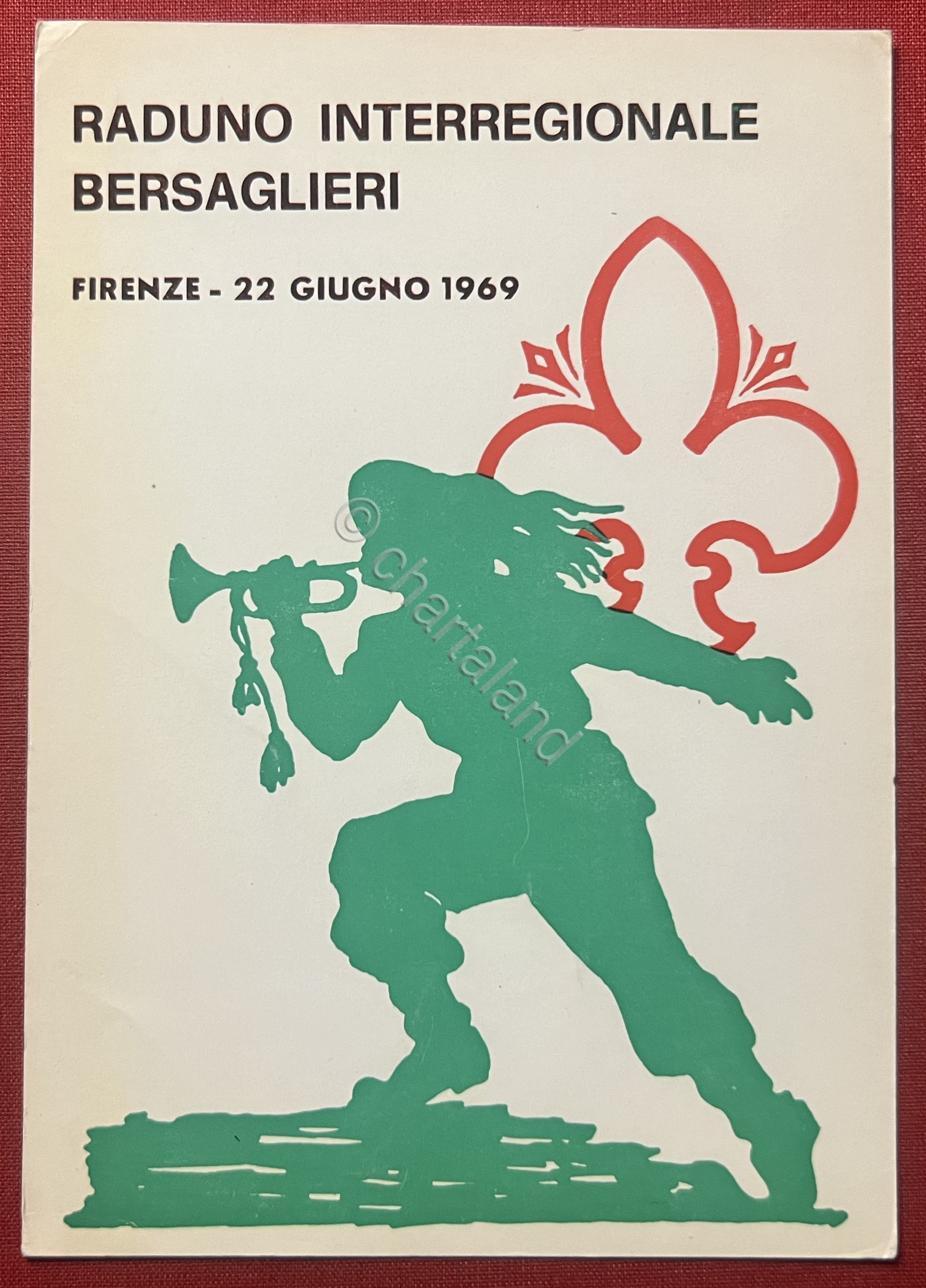 Cartolina - Raduno Interregionale Bersaglieri - Firenze - 22 Giugno …