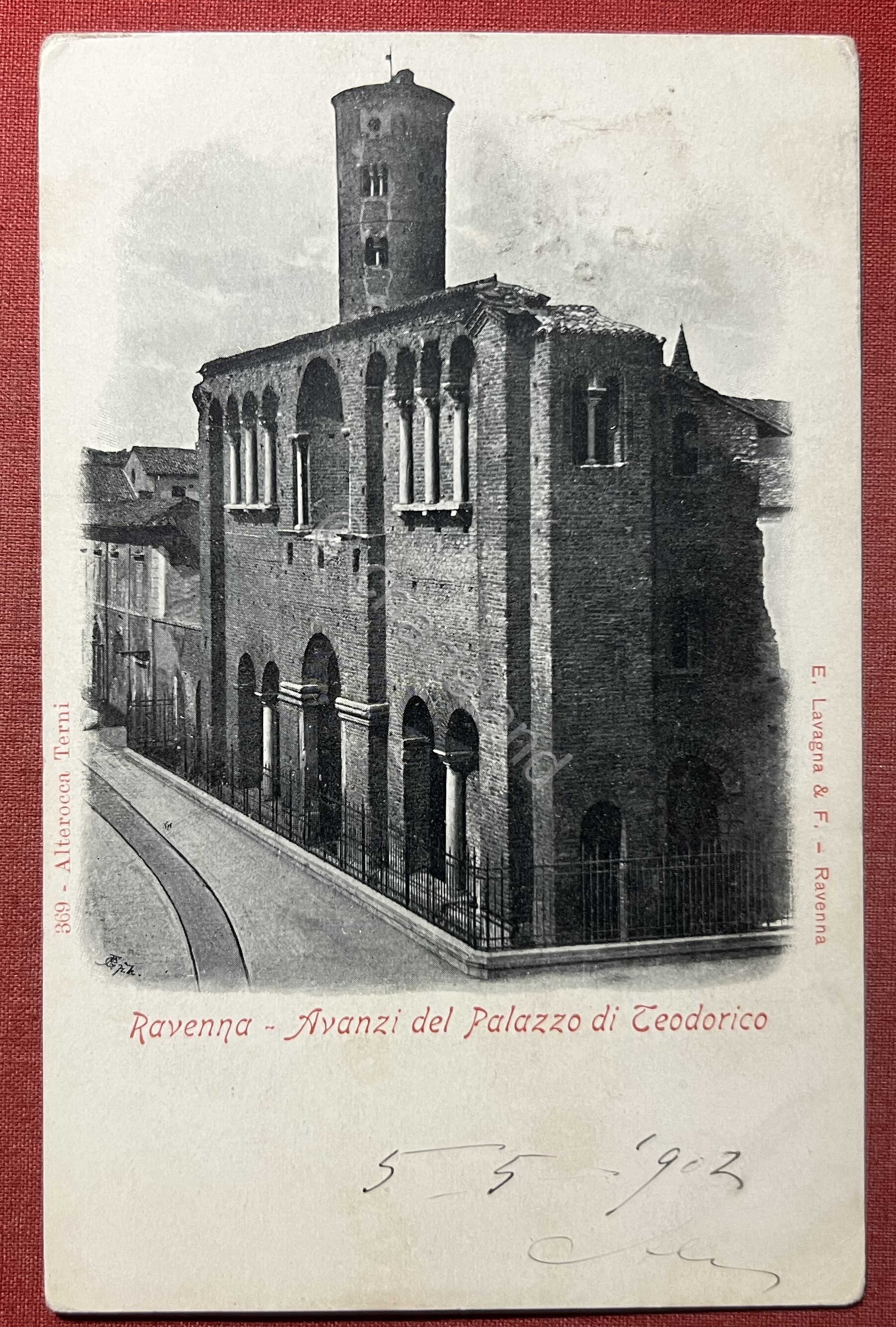 Cartolina - Ravenna - Avanzi del Palazzo di Teodorico - …