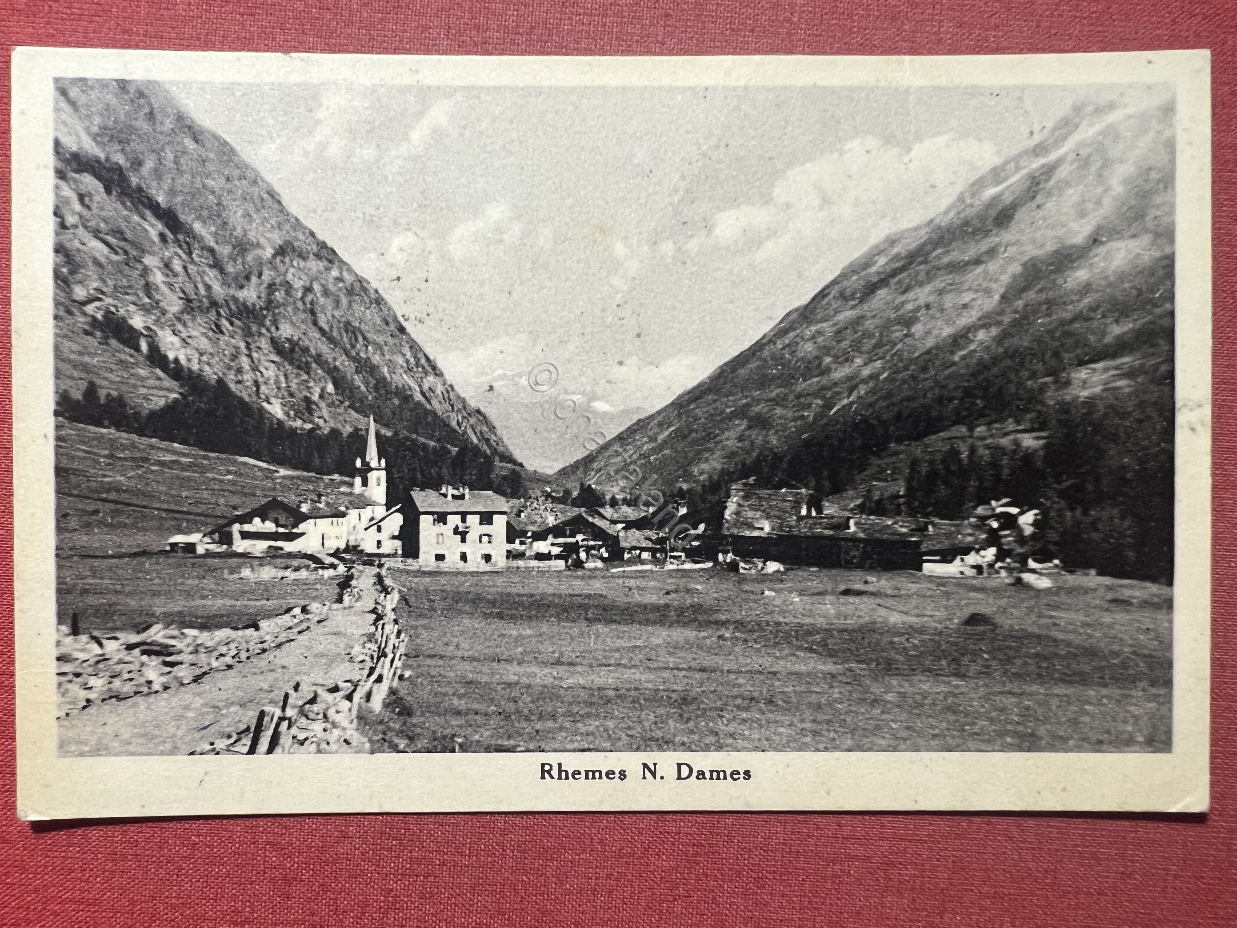 Cartolina - Rhêmes-Notre-Dame - Panorama - 1949