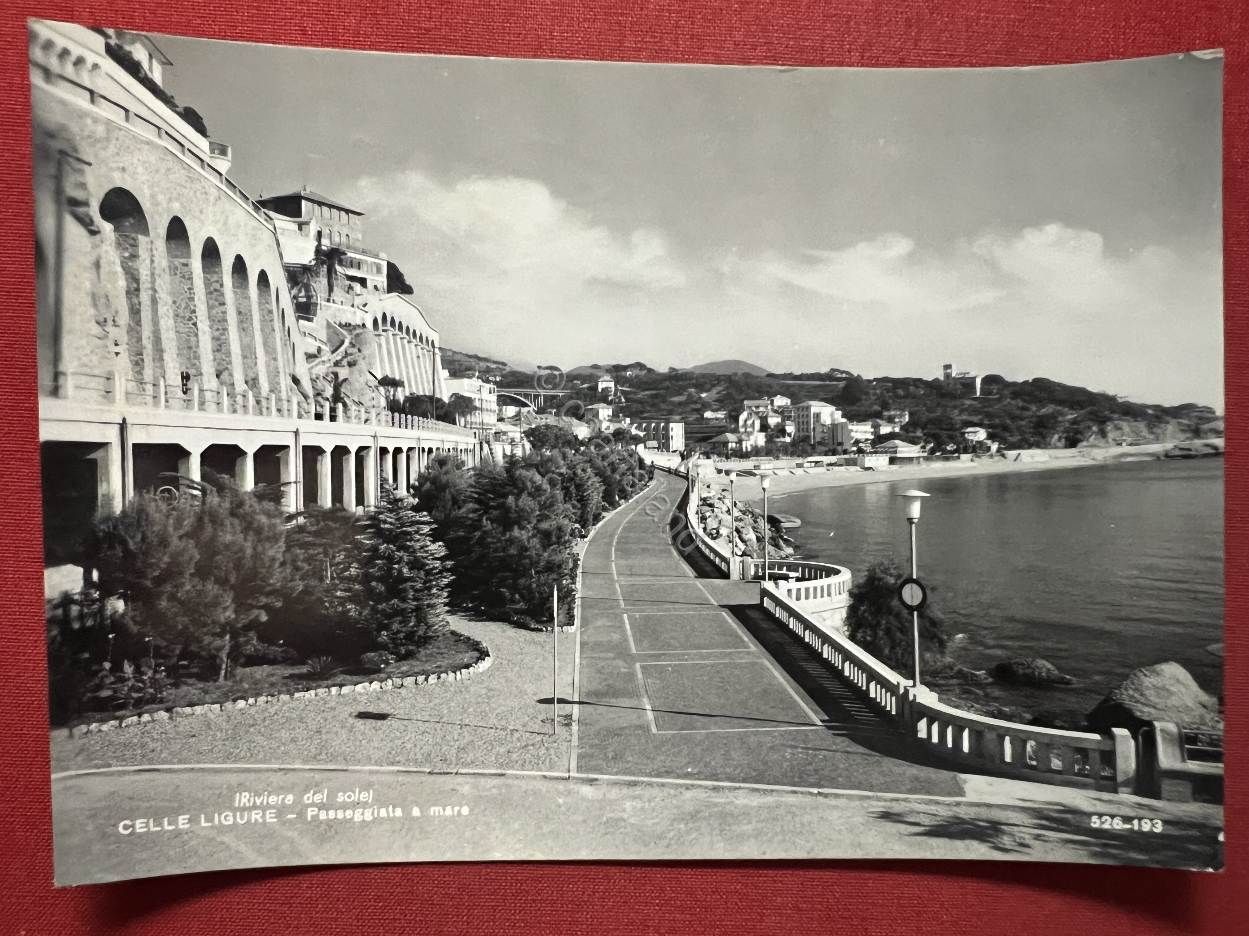 Cartolina - Riviera del Sole - Celle Ligure - Passeggiata …