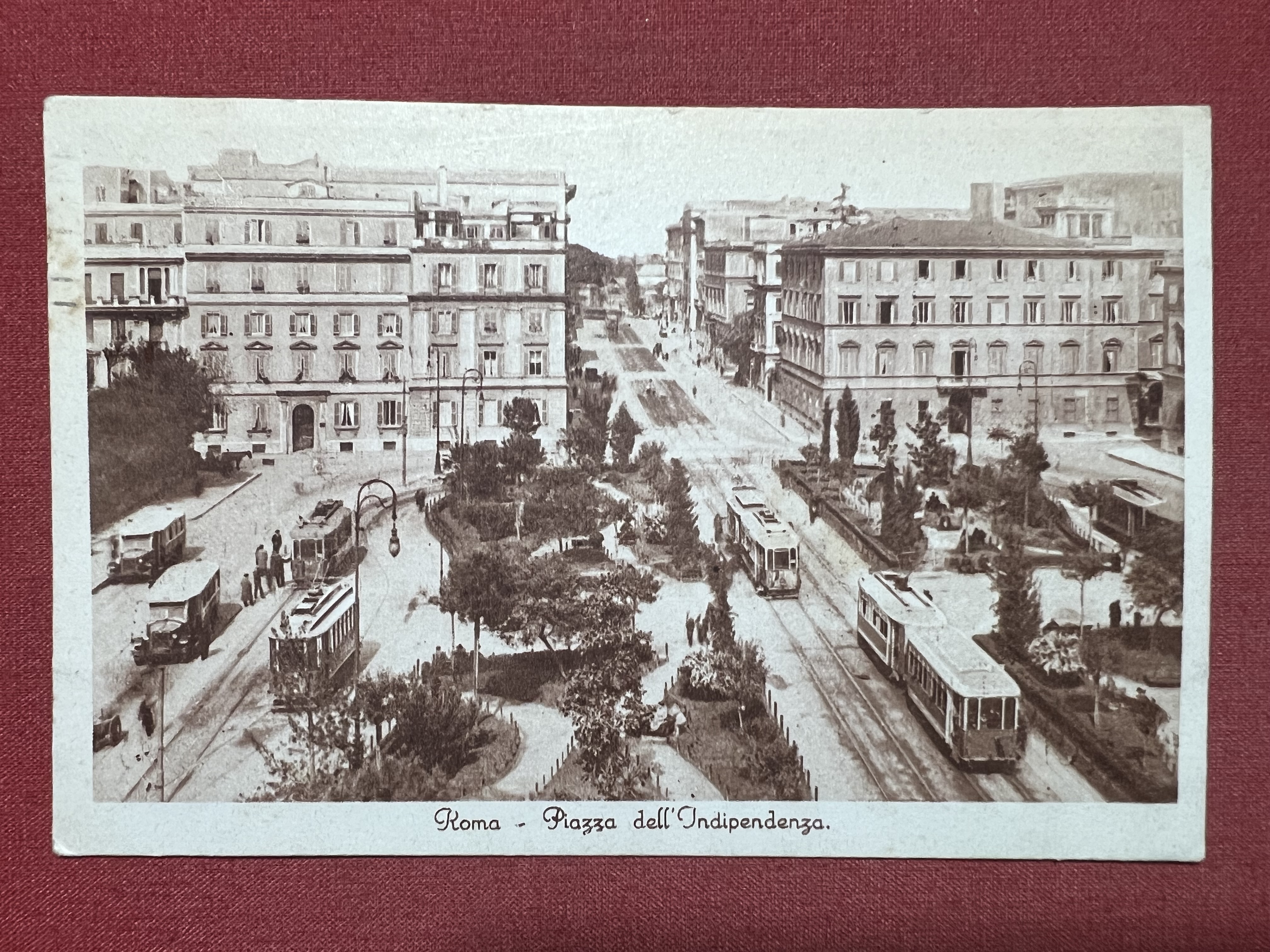 Cartolina - Roma - Piazza dell'Indipendenza - 1932