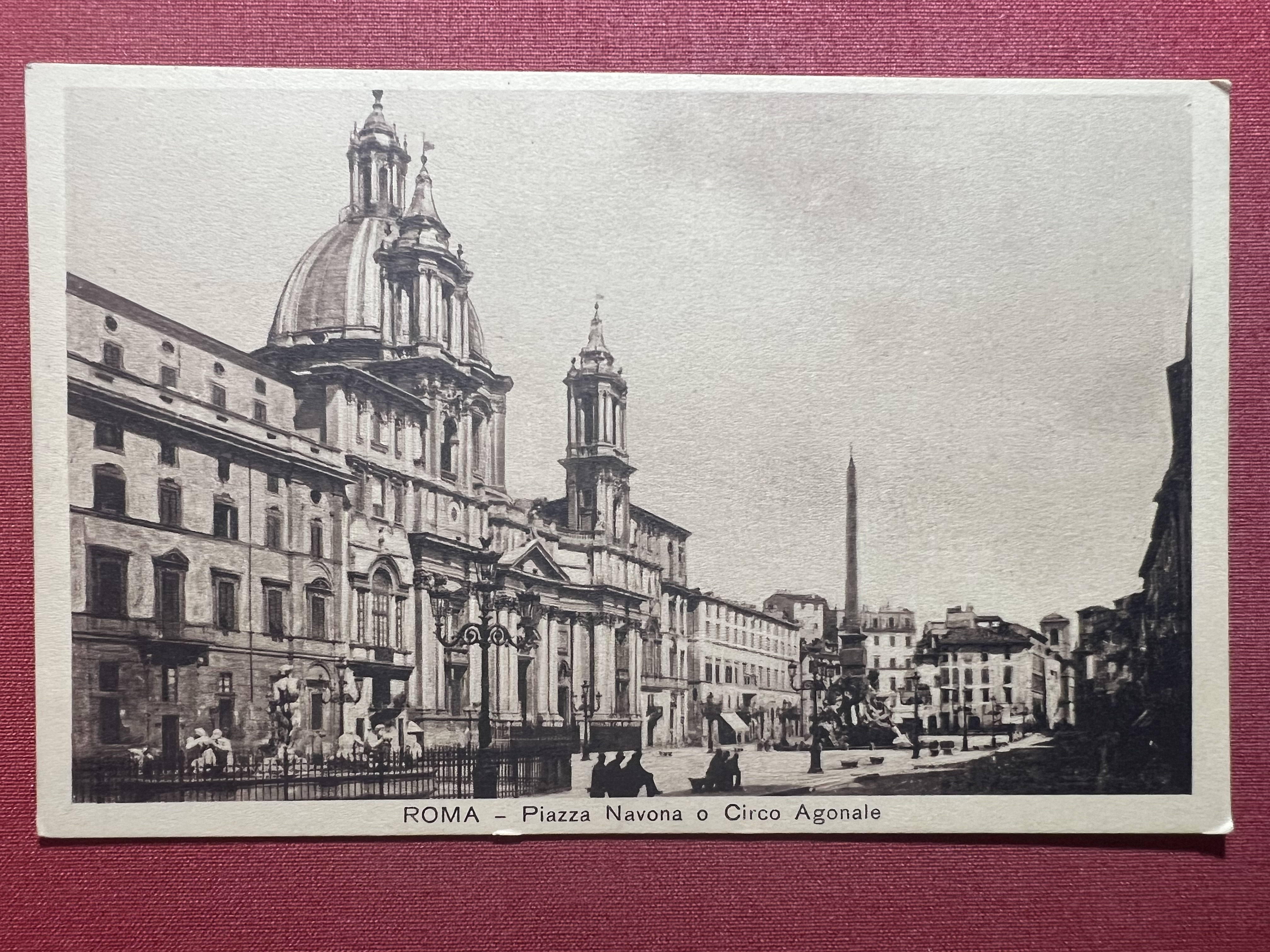 Cartolina - Roma - Piazza Navona Circo Agonale - 1920 …