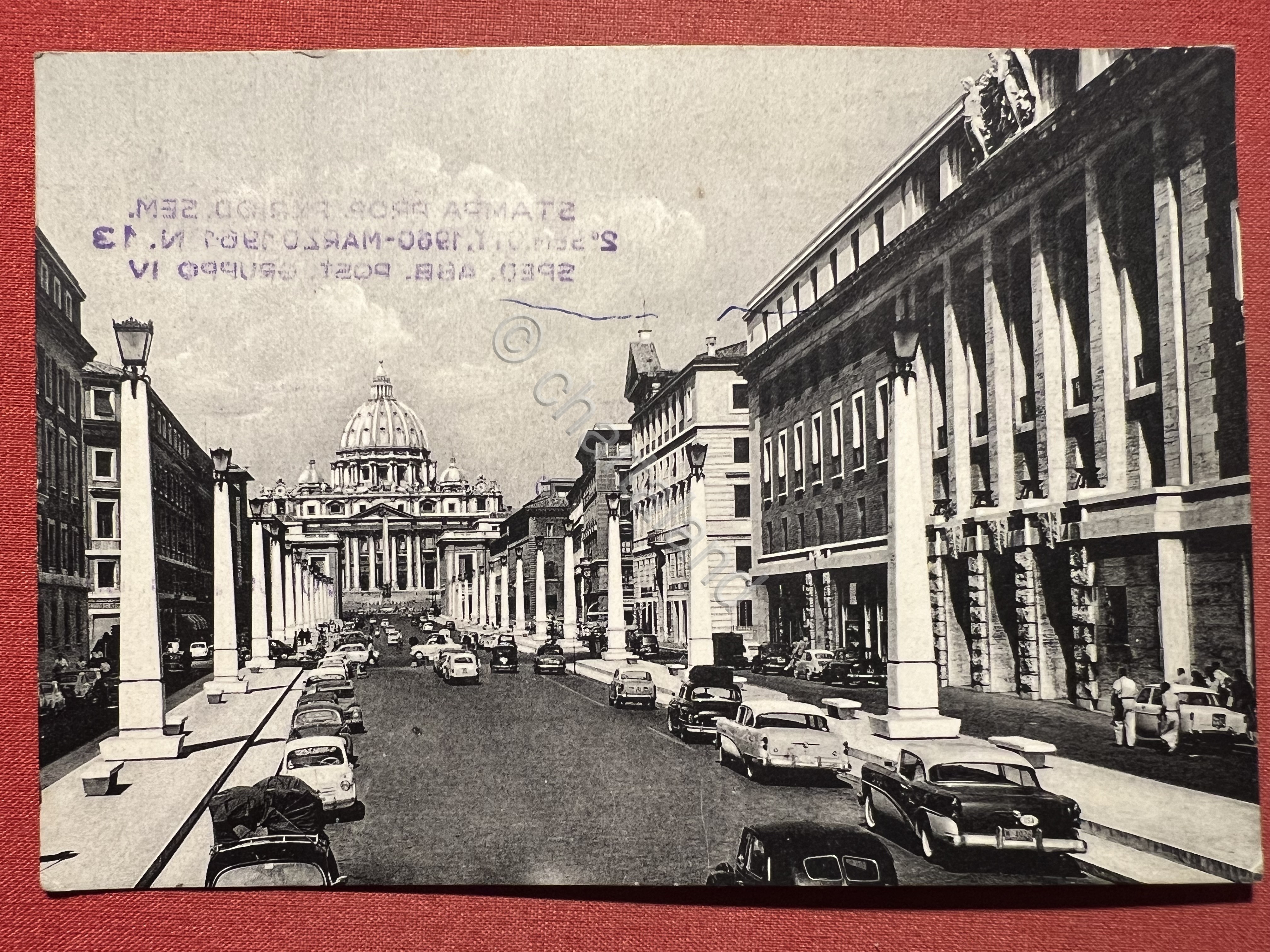 Cartolina - Roma - Via della Conciliazione e Basilica di …