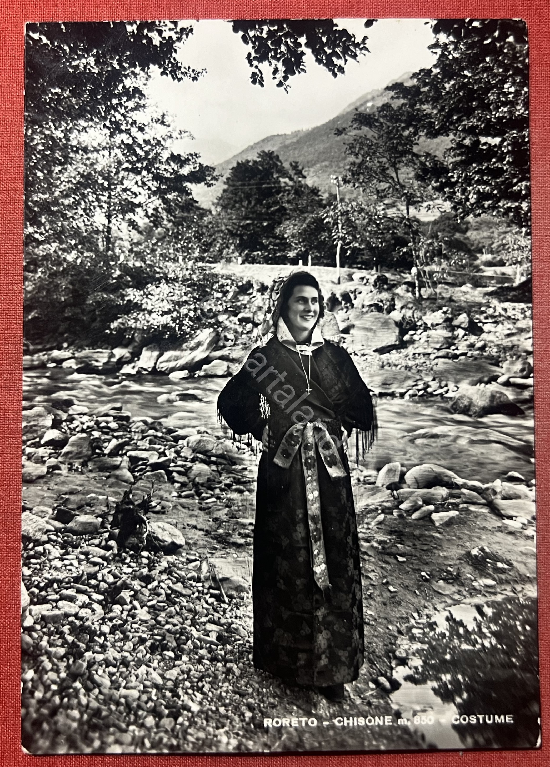 Cartolina - Roreto - Chisone - Costume - 1958