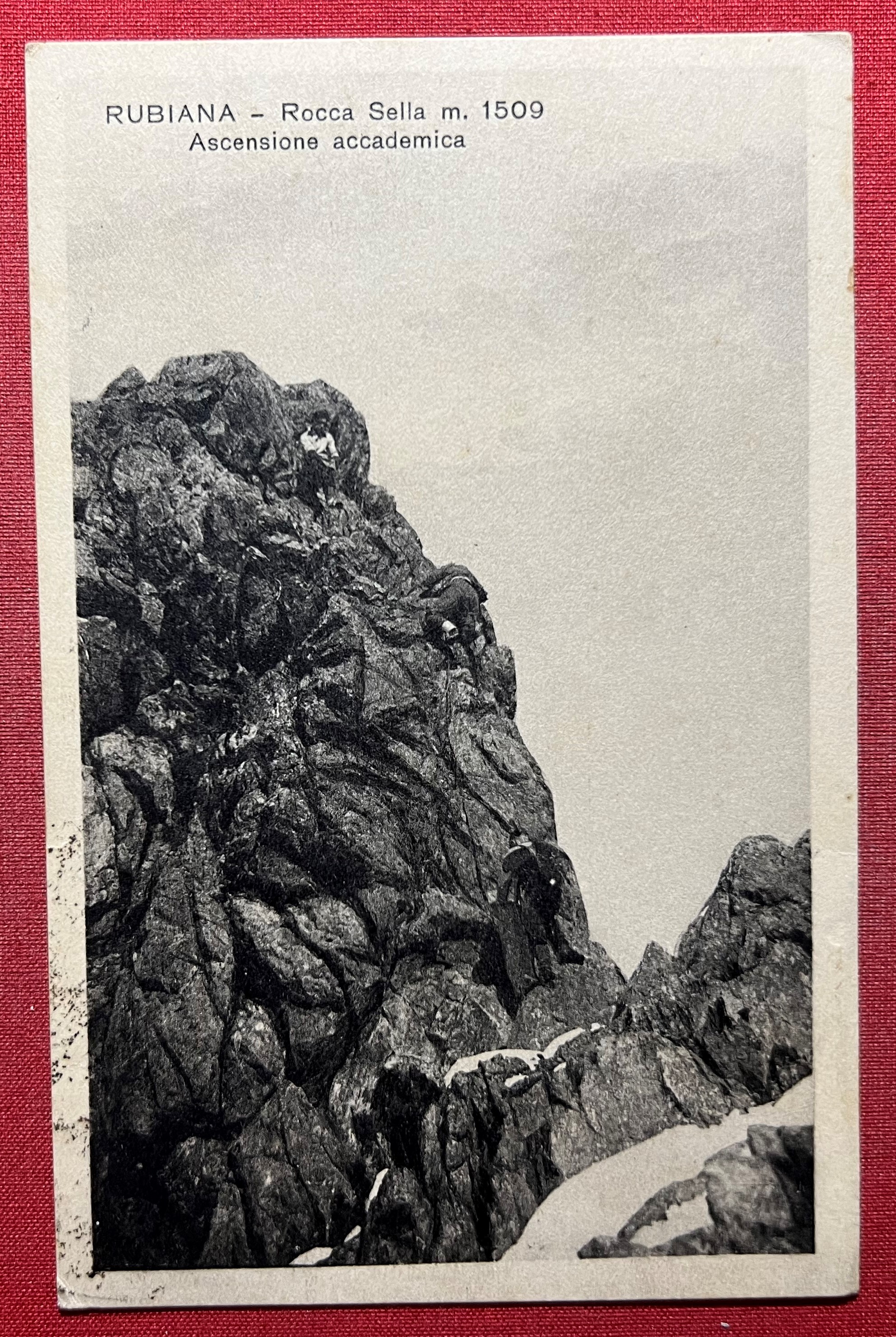 Cartolina - Rubiana - Rocca Sella - Ascensione Accademica - …