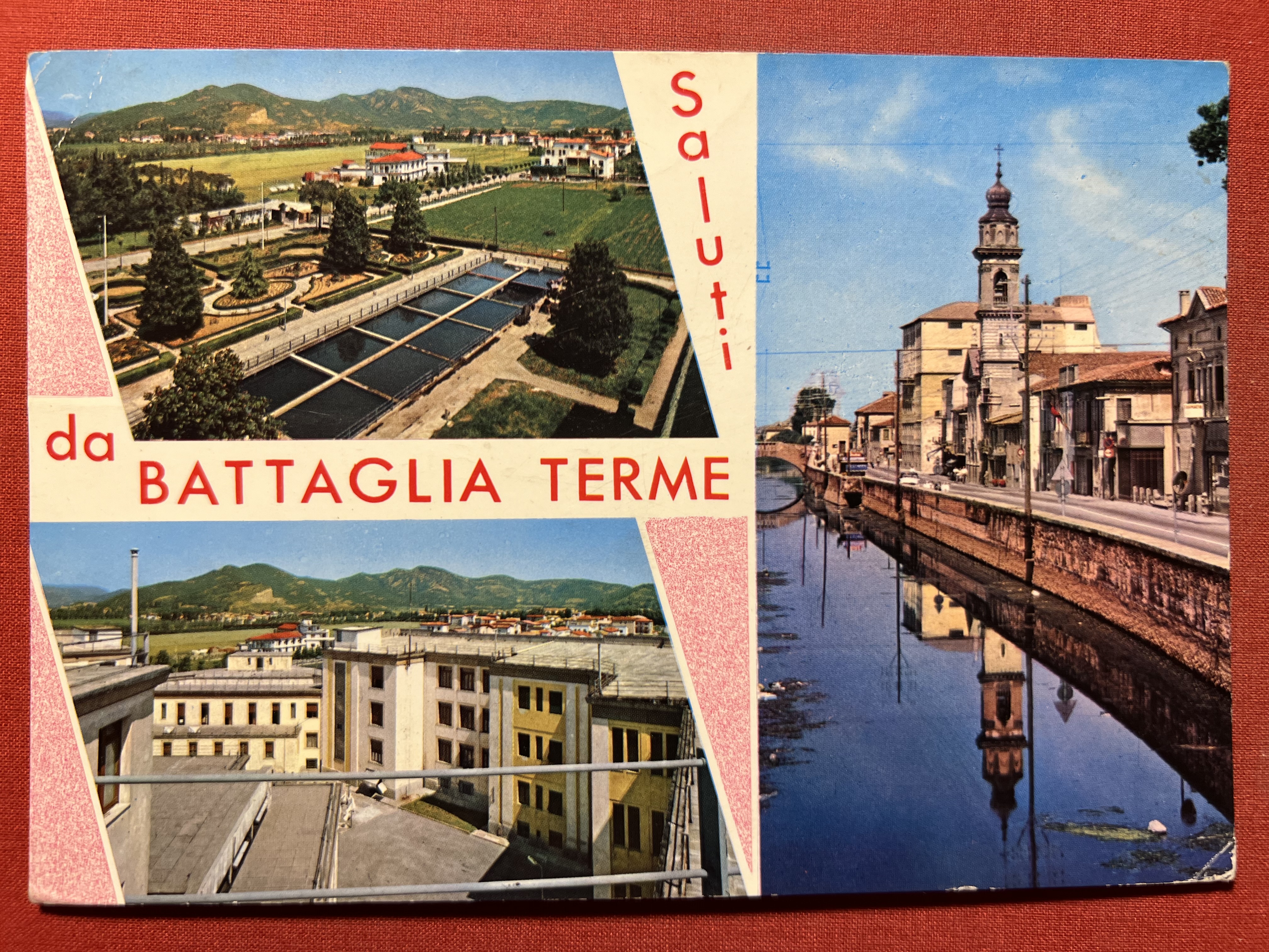 Cartolina - Saluti da Battaglia Terme ( Padova ) - …
