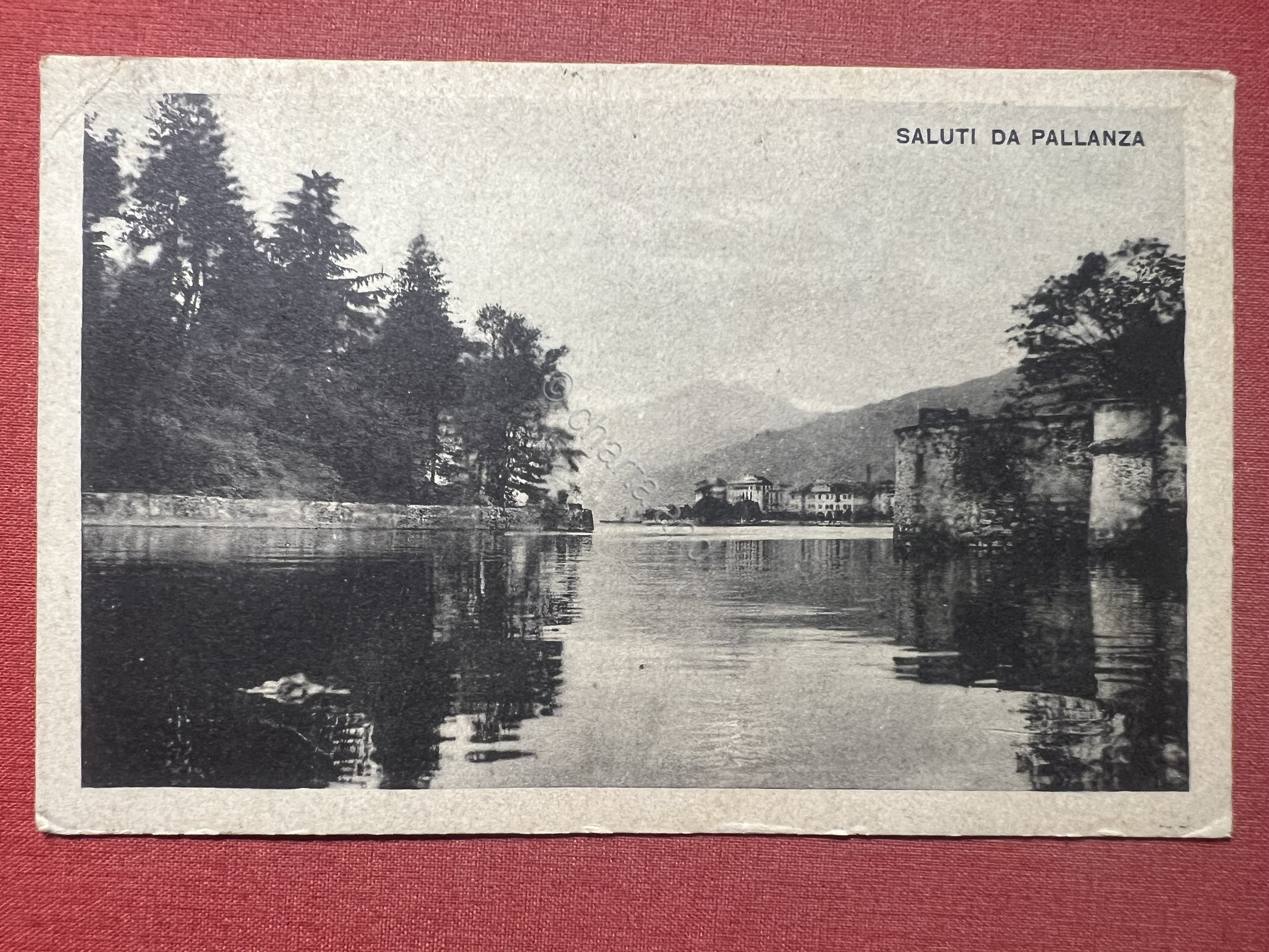 Cartolina - Saluti da Pallanza - Panorama - 1922