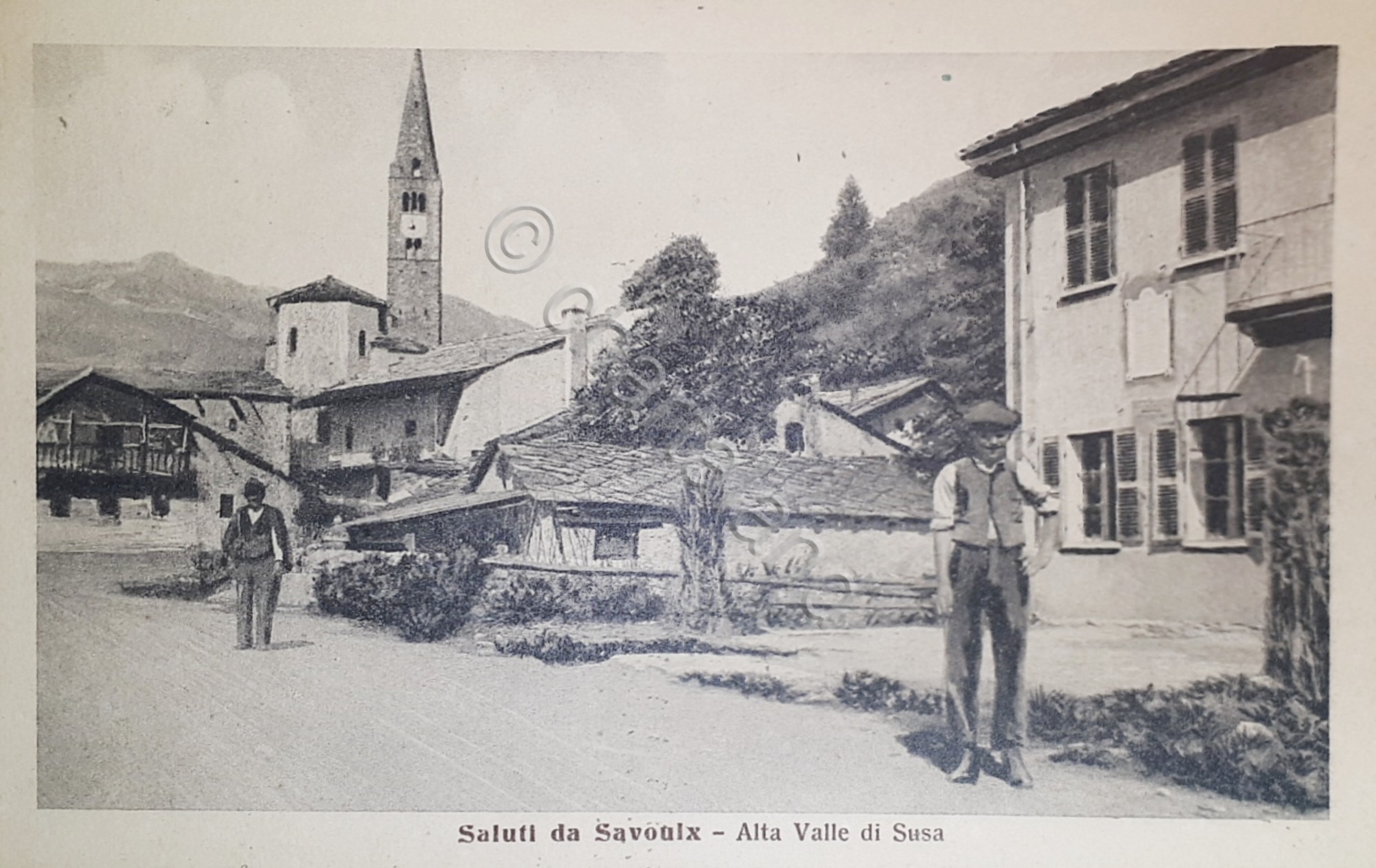 Cartolina - Saluti da Savoulx - Alta Valle di Susa …