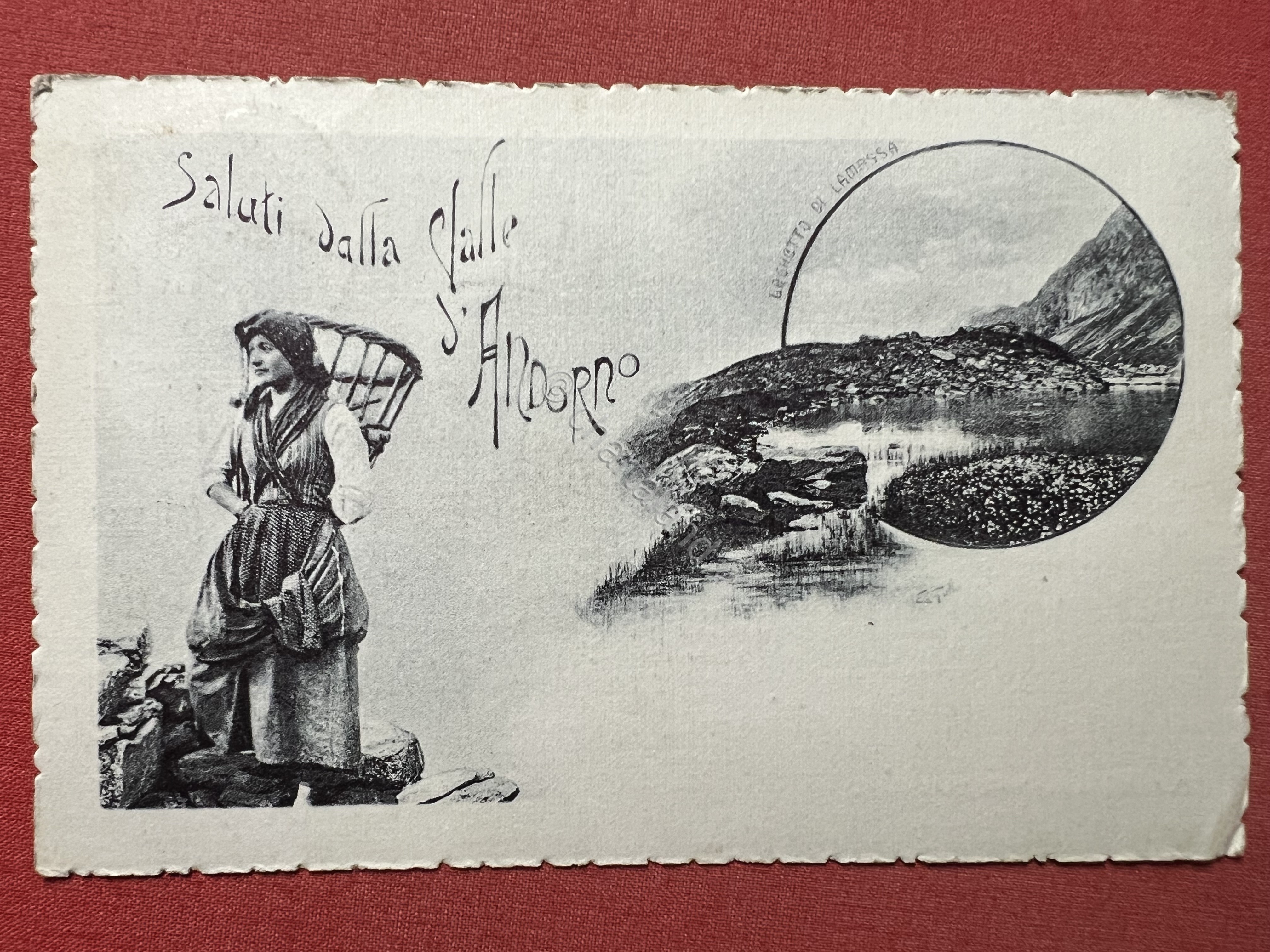 Cartolina - Saluti dalla Valle d'Andorno ( Biella ) - …