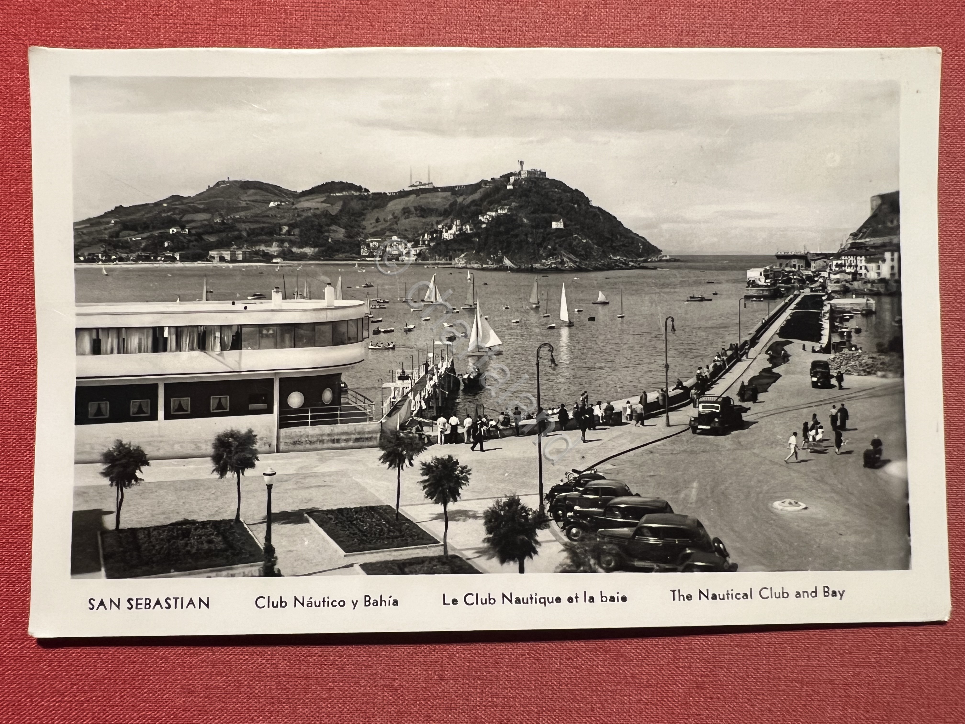 Cartolina - San Sebastian - Club Nàutico y Bahia - …