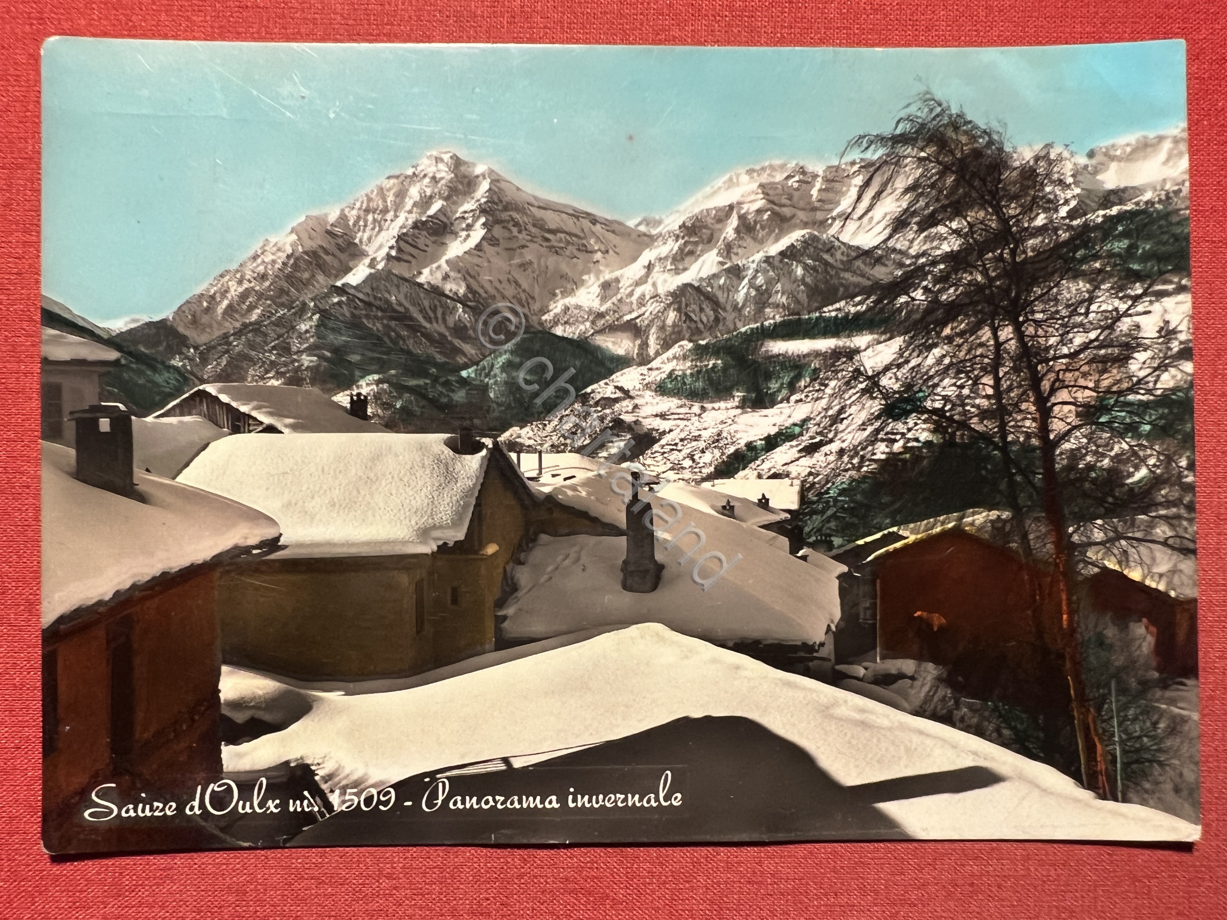 Cartolina - Sauze D'Oulx - Panorama Invernale - 1959
