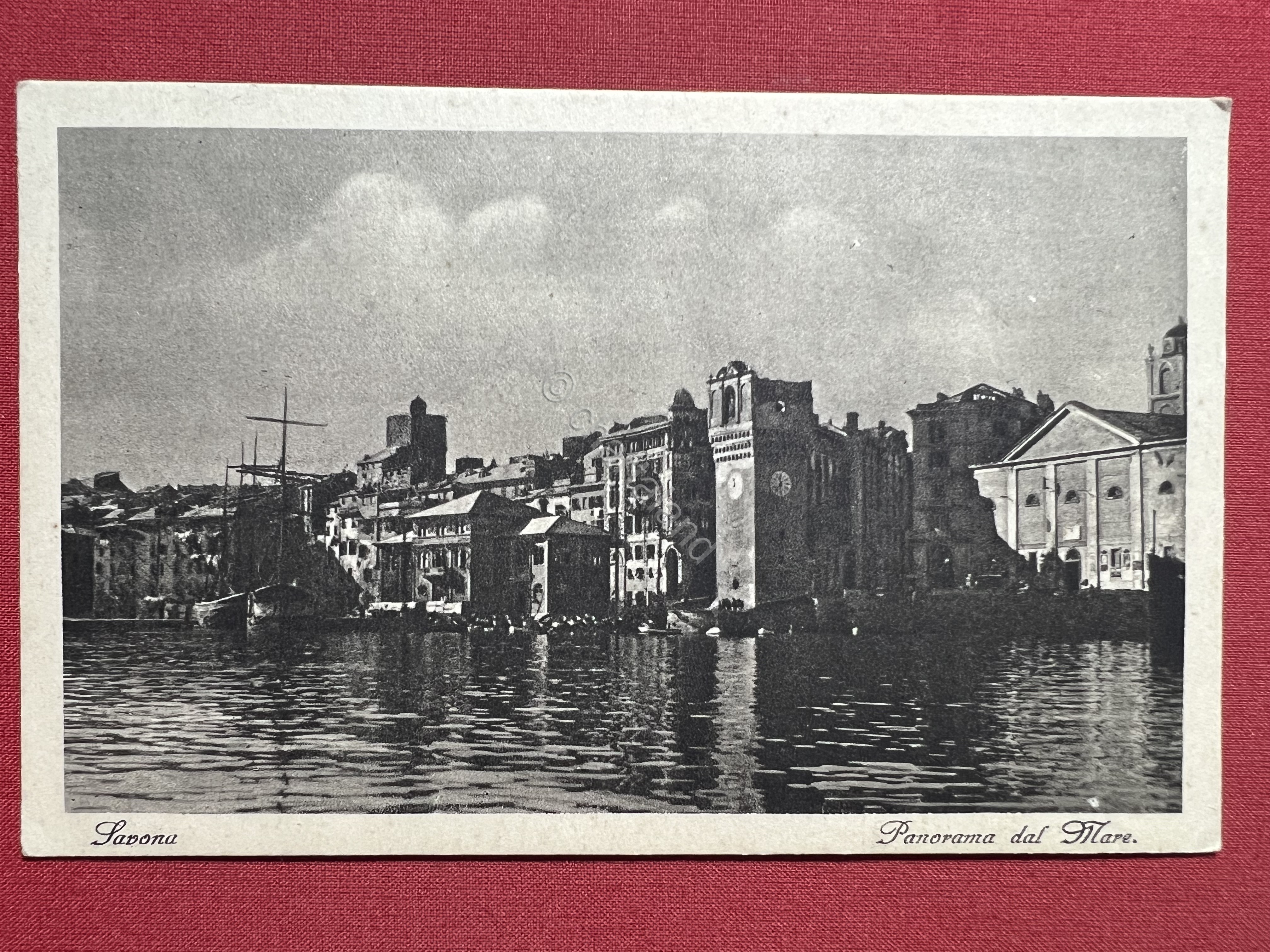 Cartolina - Savona - Panorama dal Mare - 1910 ca.