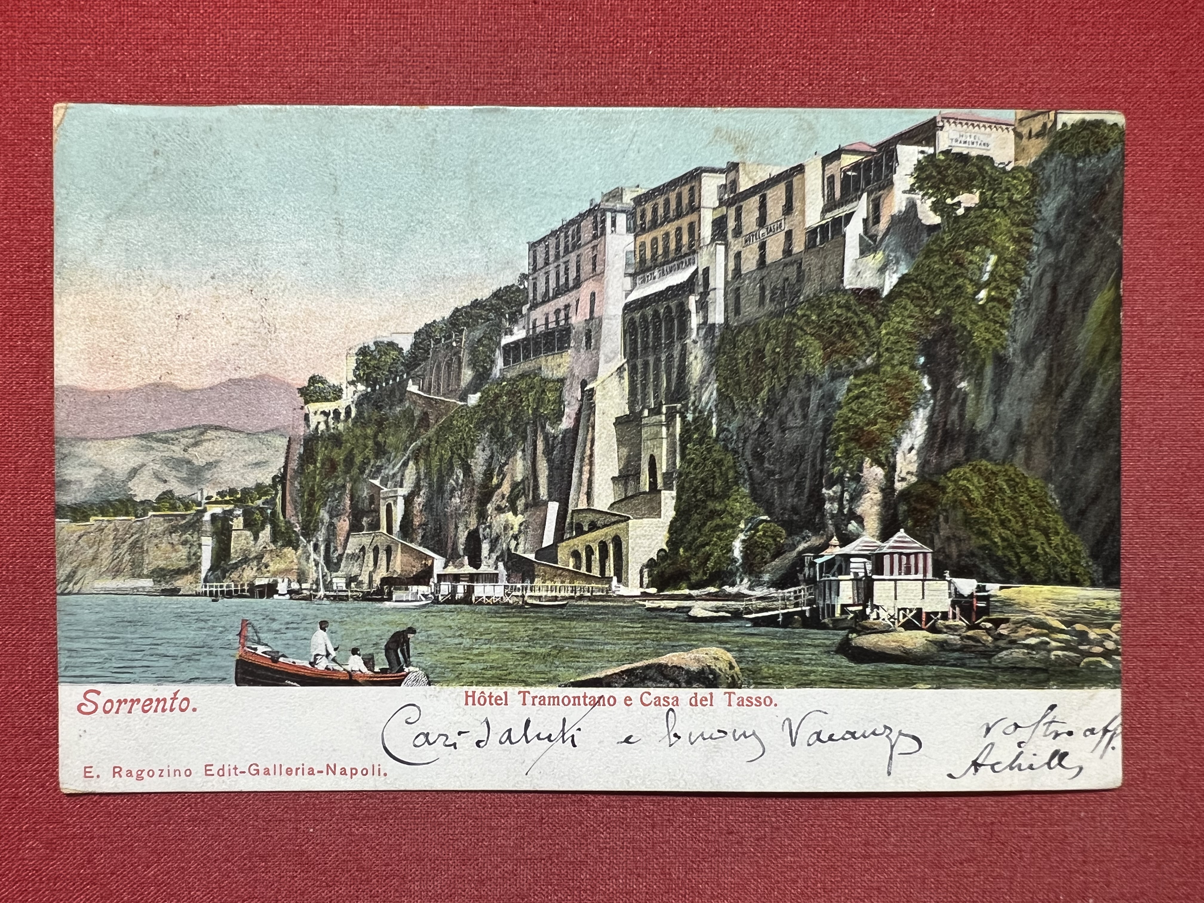Cartolina - Sorrento - Hotel Tramontano e Casa del Tasso …