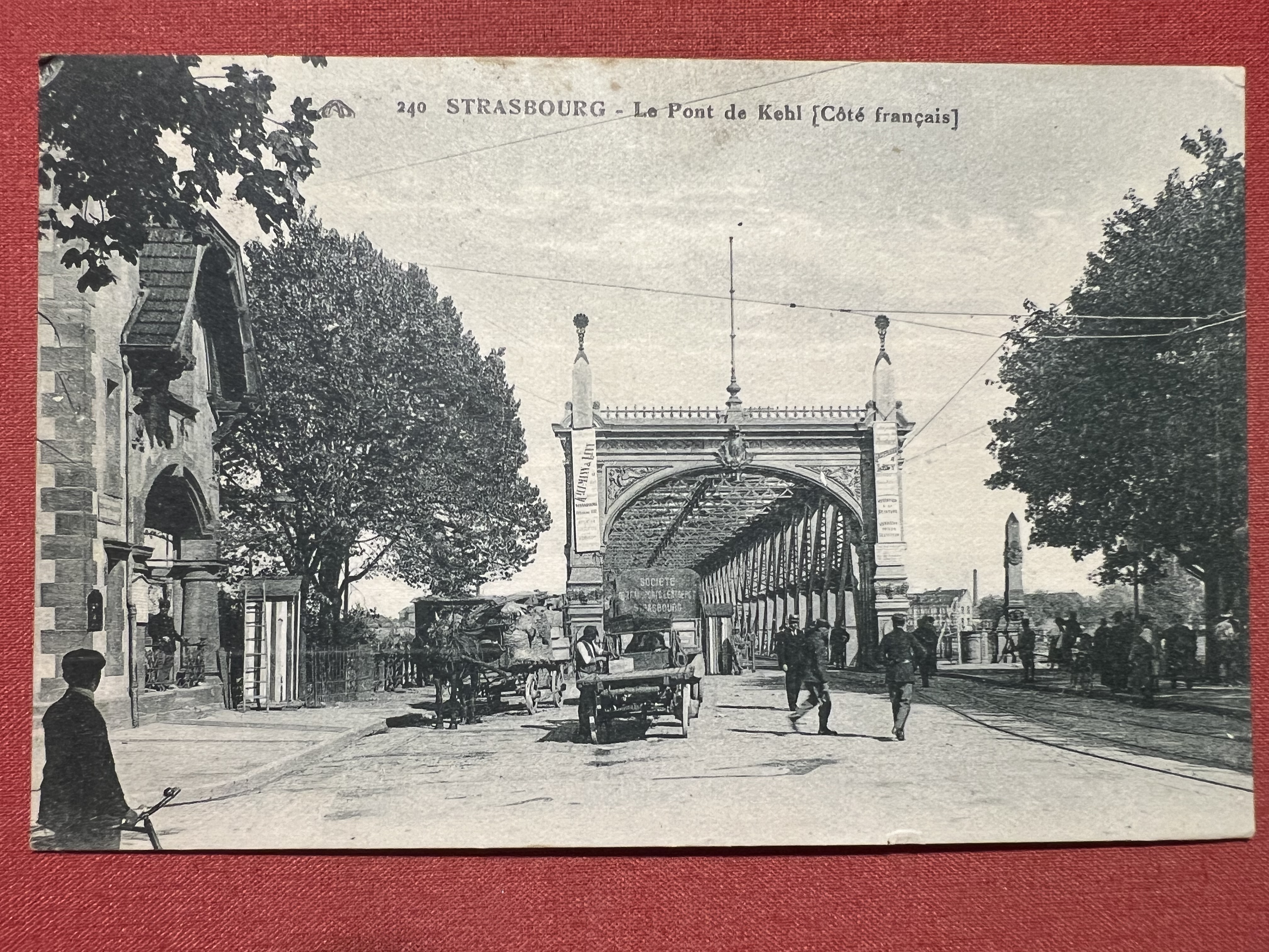 Cartolina - Strasbourg - La Pont de Kehl - 1926