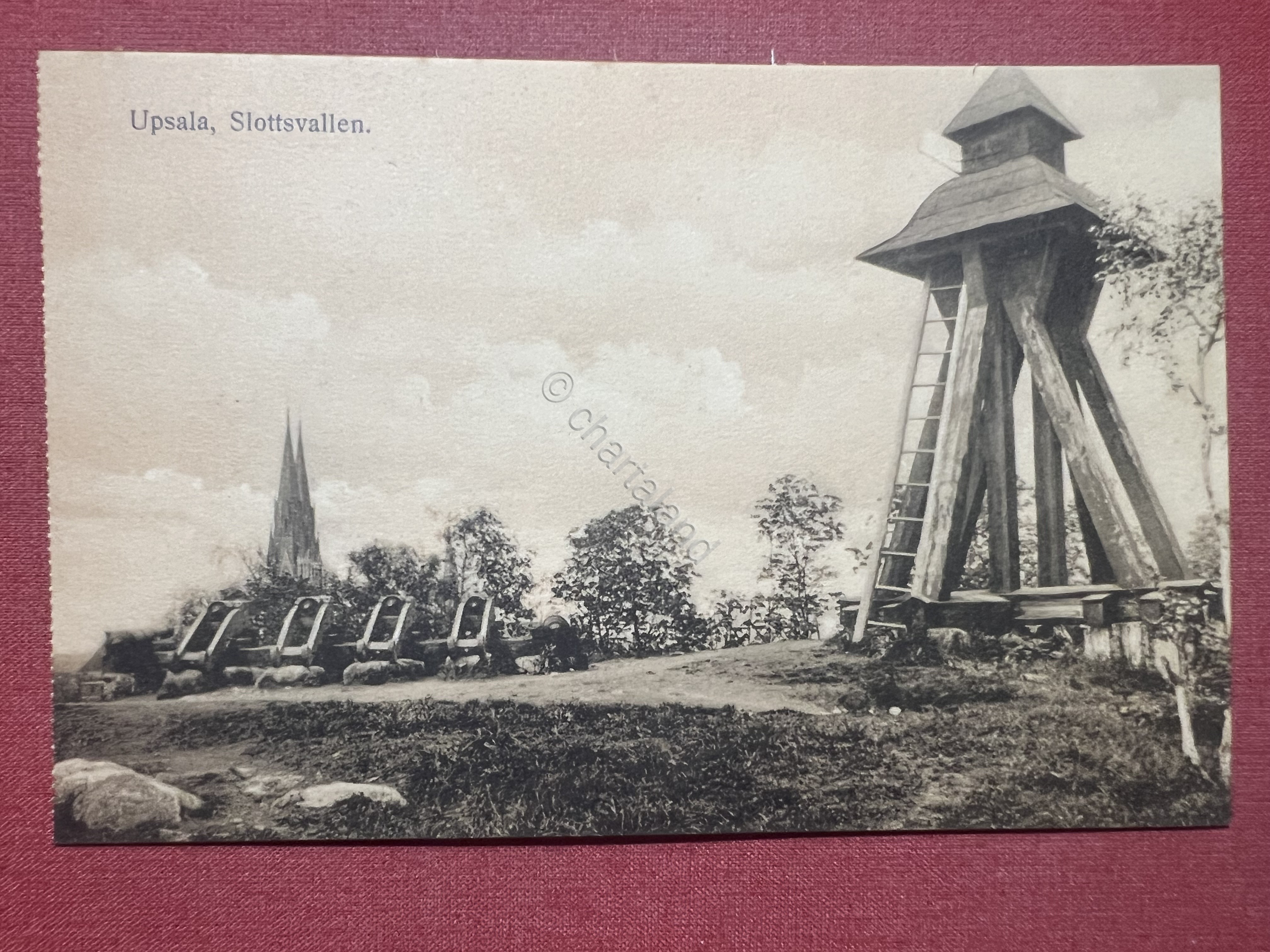 Cartolina - Svezia - Uppsala - Slott Vallen - 1930 …