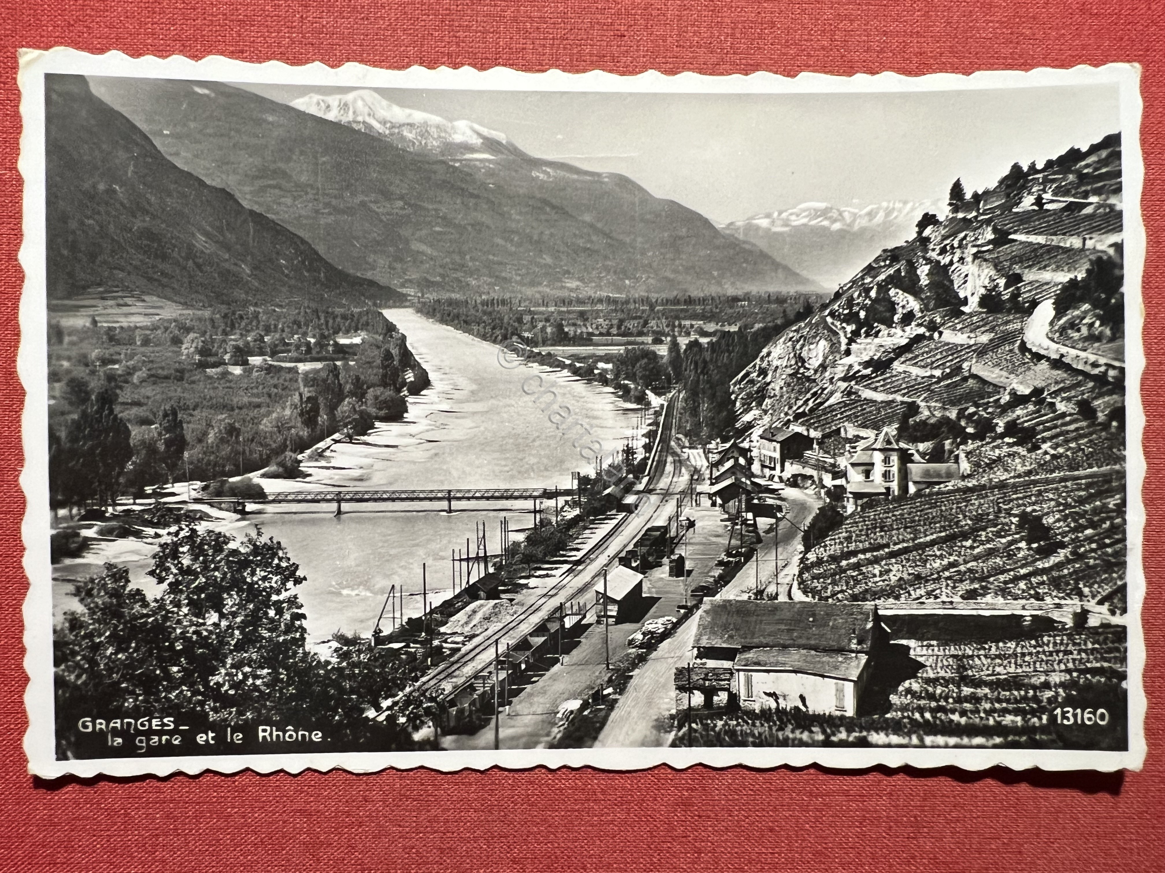 Cartolina - Svizzera - Granges - La Gare et le …