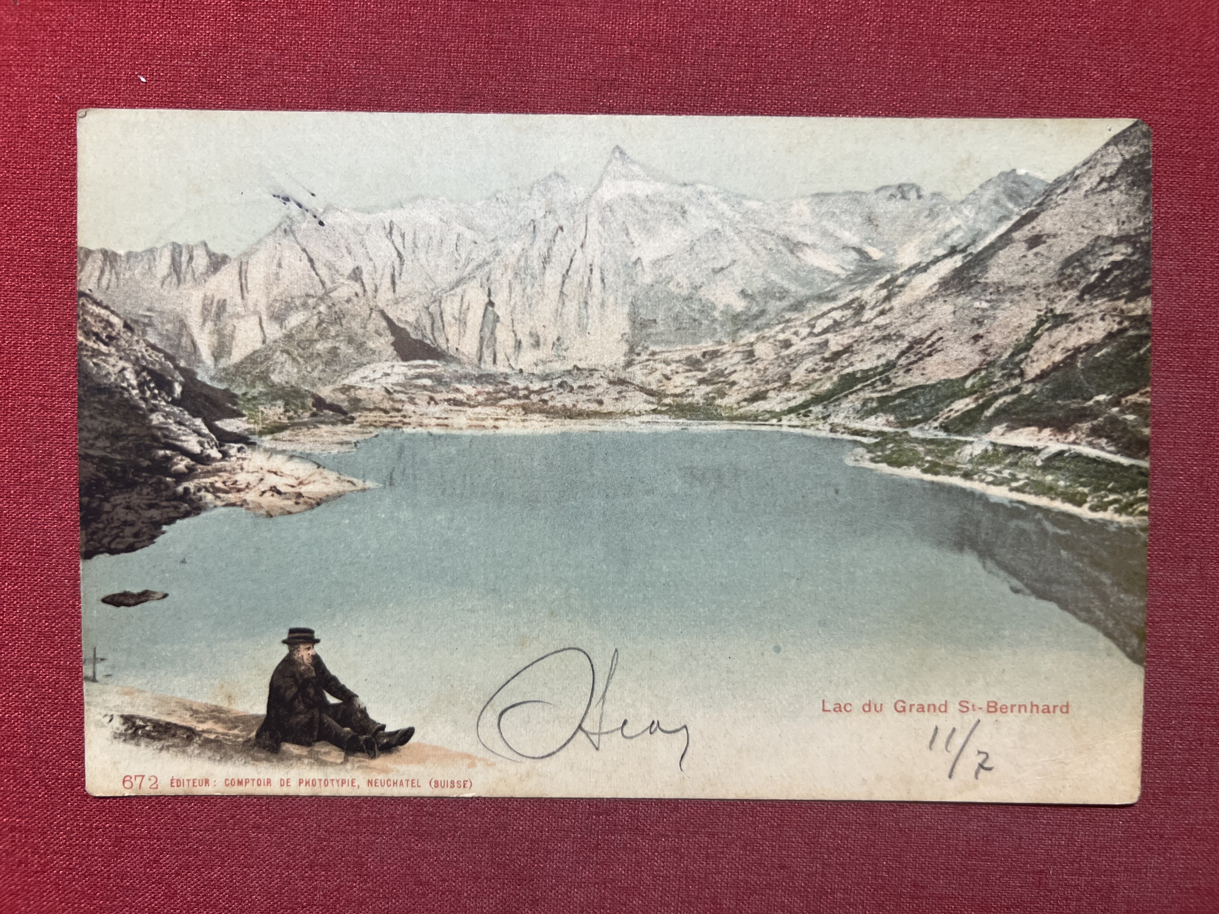 Cartolina - Svizzera - Lac du Grand St. Bernhard - …