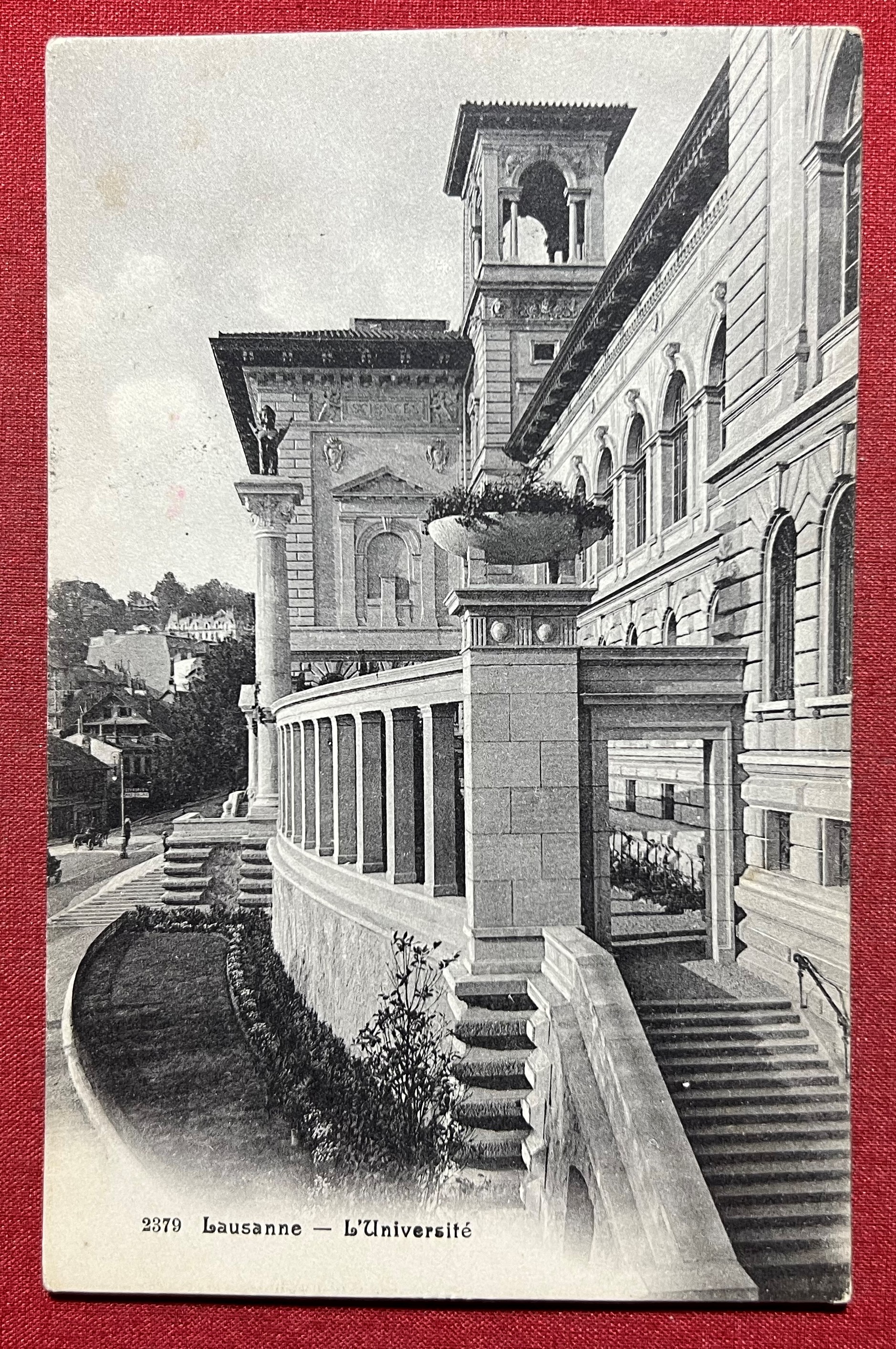 Cartolina - Svizzera - Lausanne - L'Université - 1906