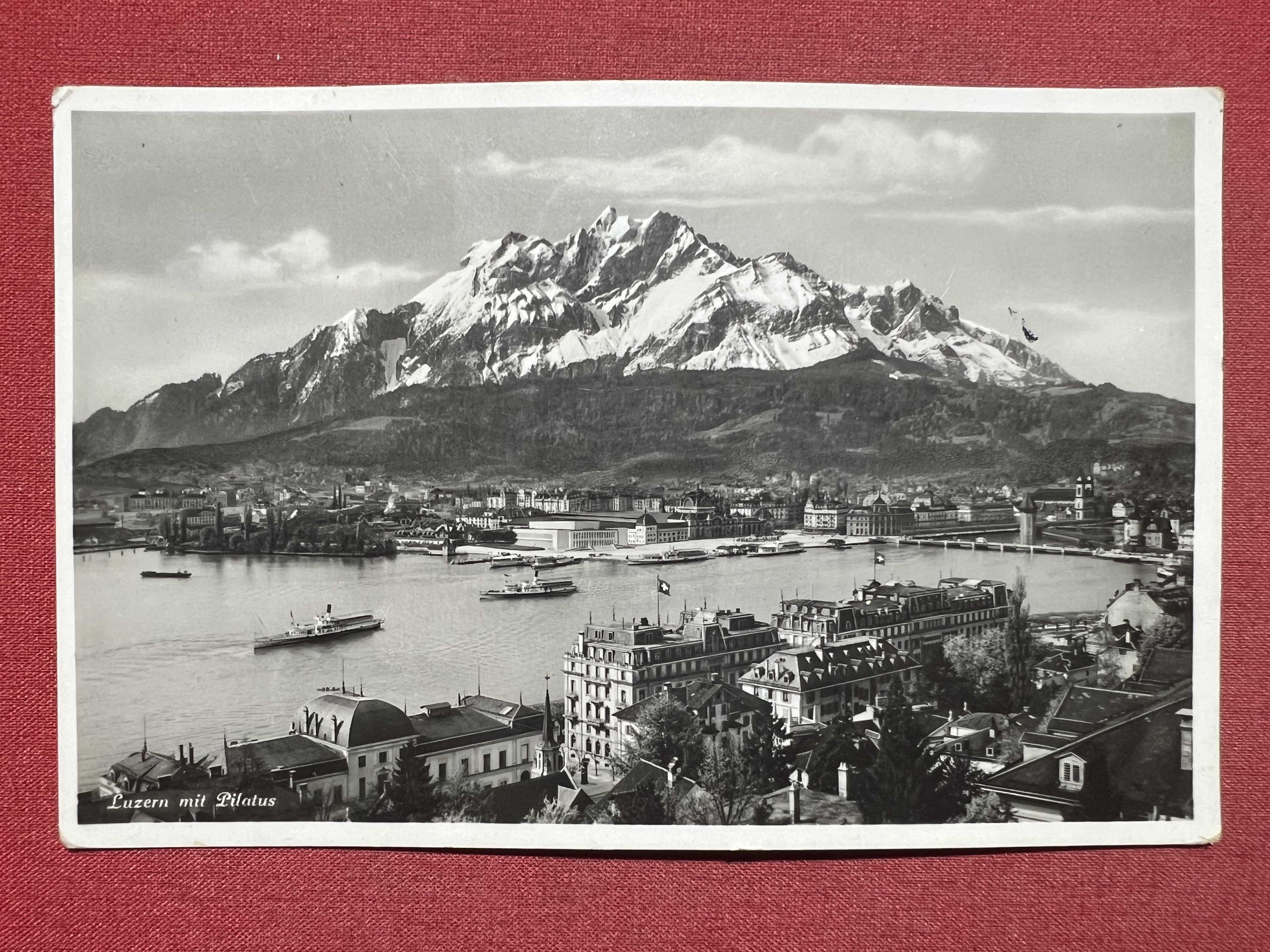 Cartolina - Svizzera - Luzern mit Pilatus - 1933