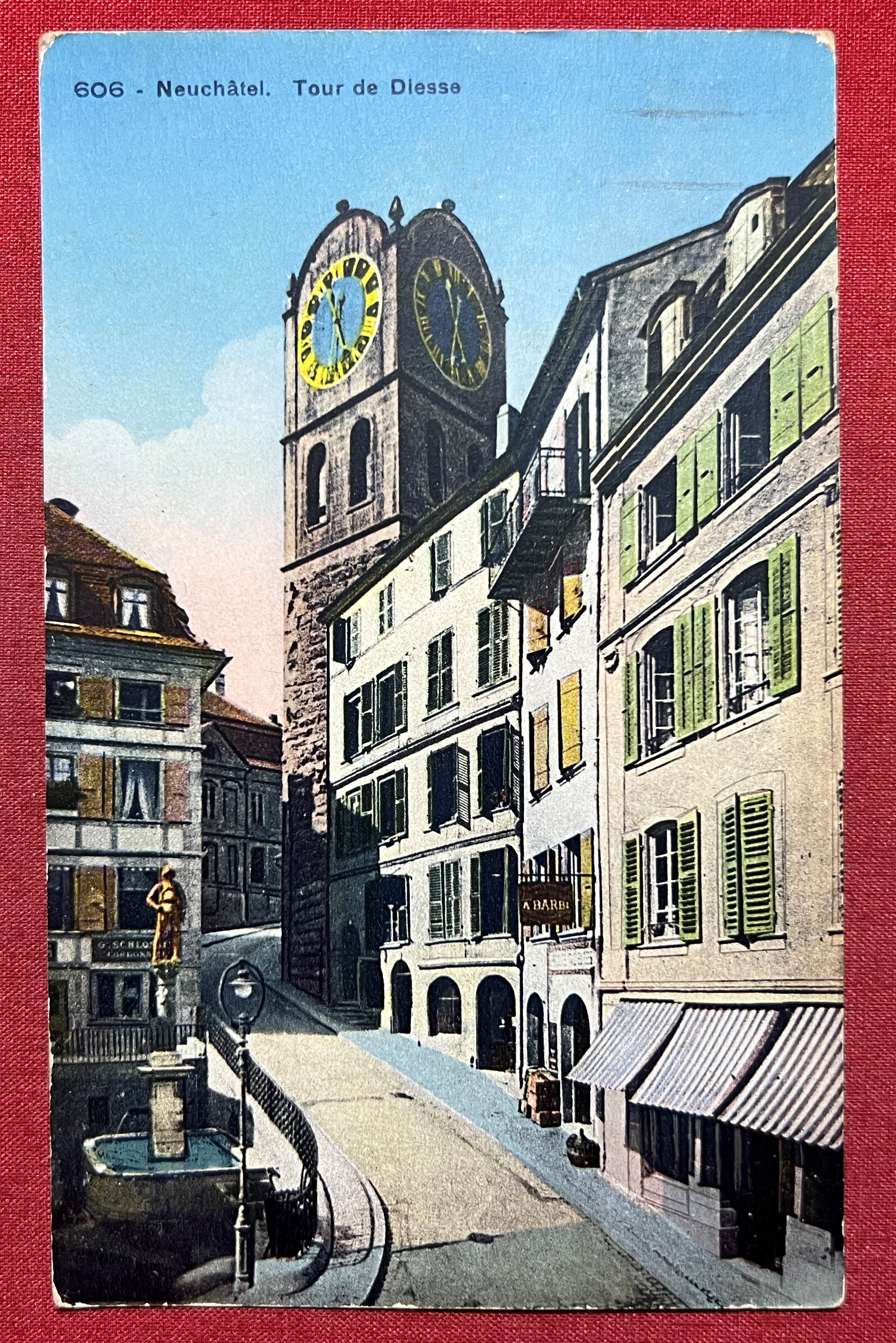 Cartolina - Svizzera - Neuchâtel - Tour de Diesse - …