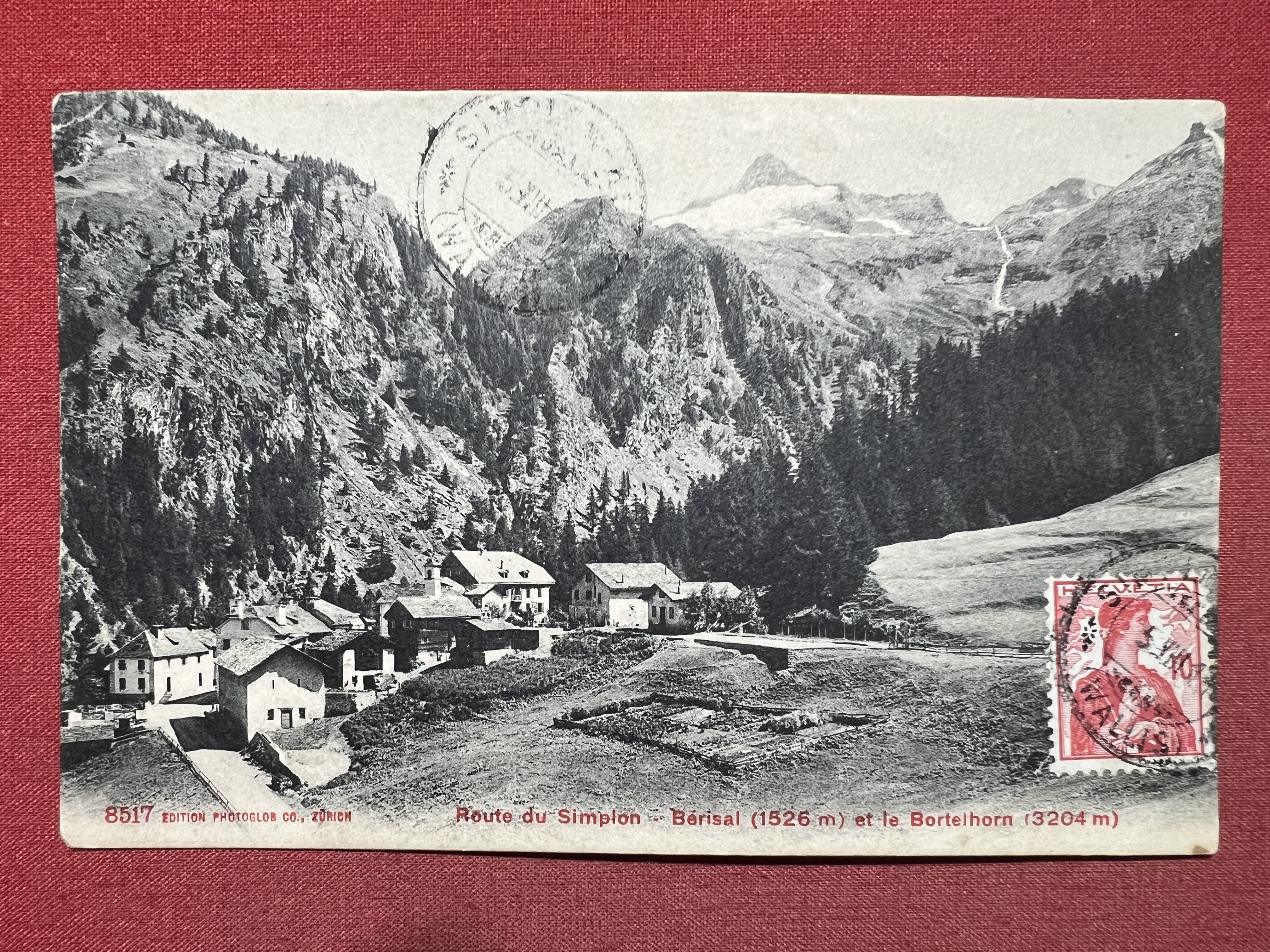 Cartolina - Svizzera - Route du Simplon - Bérisal et …
