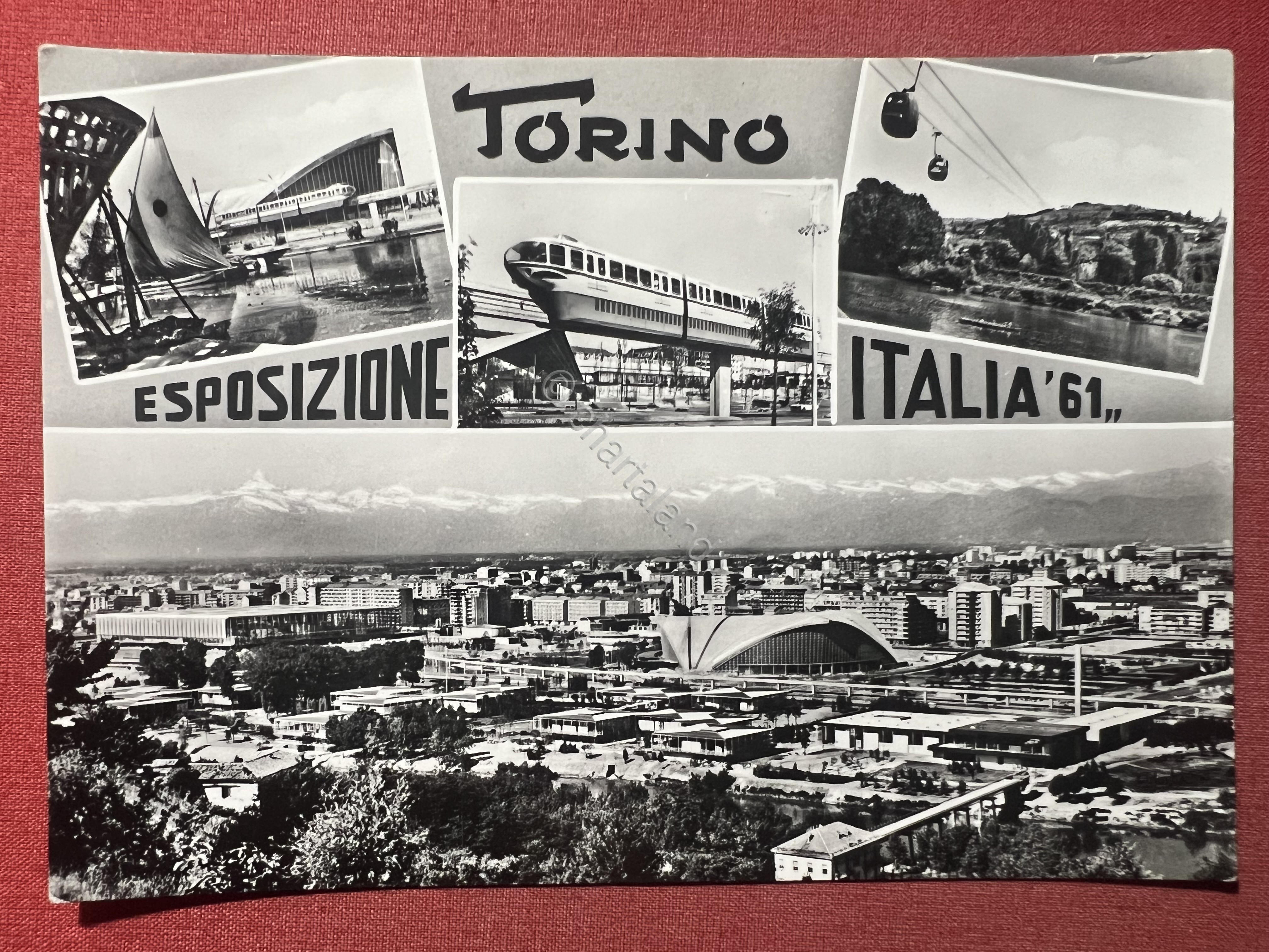 Cartolina - Torino - Esposizione Italia '61 - Vedute diverse …