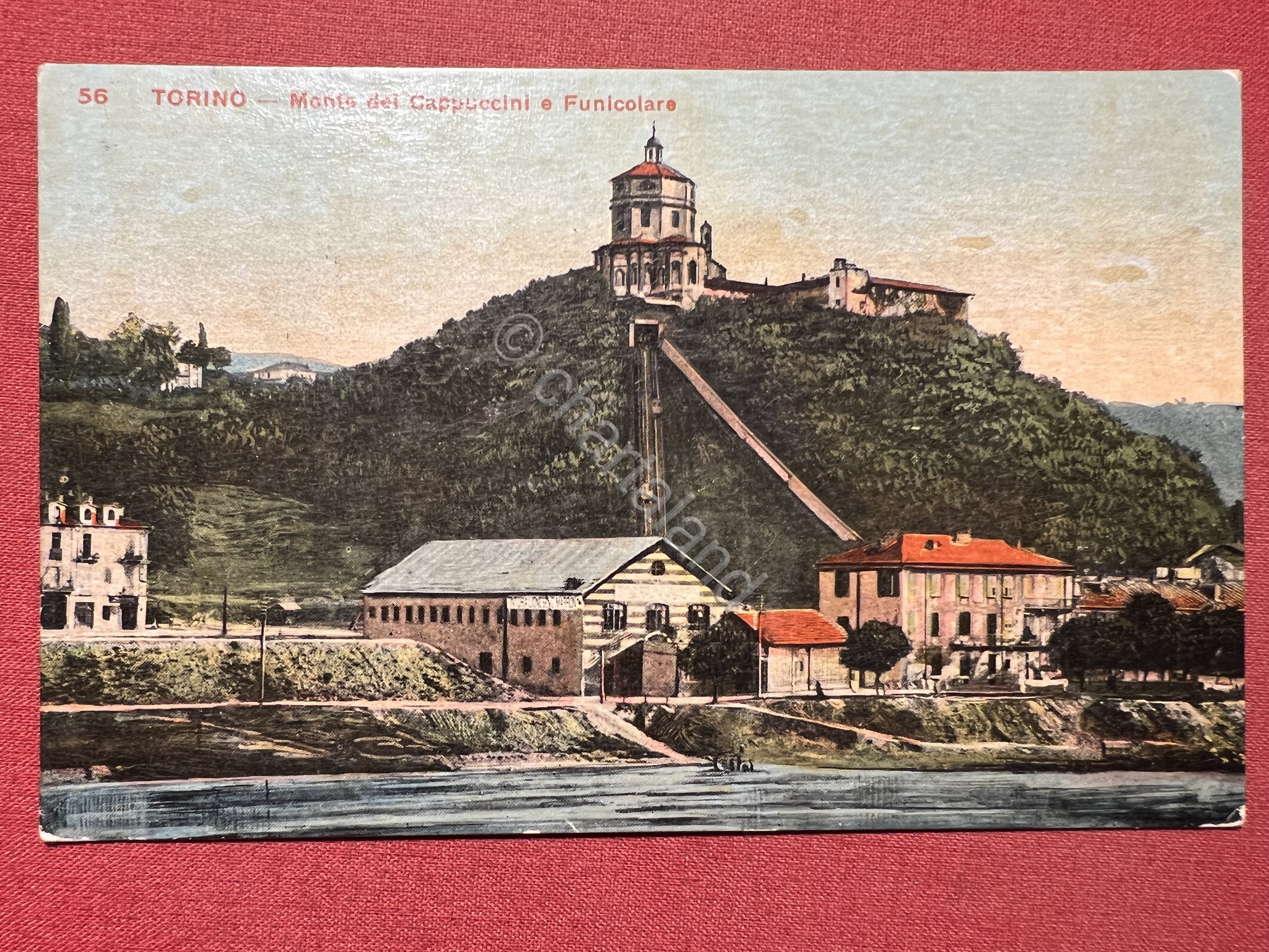 Cartolina - Torino - Monte dei Cappuccini e Funicolare - …