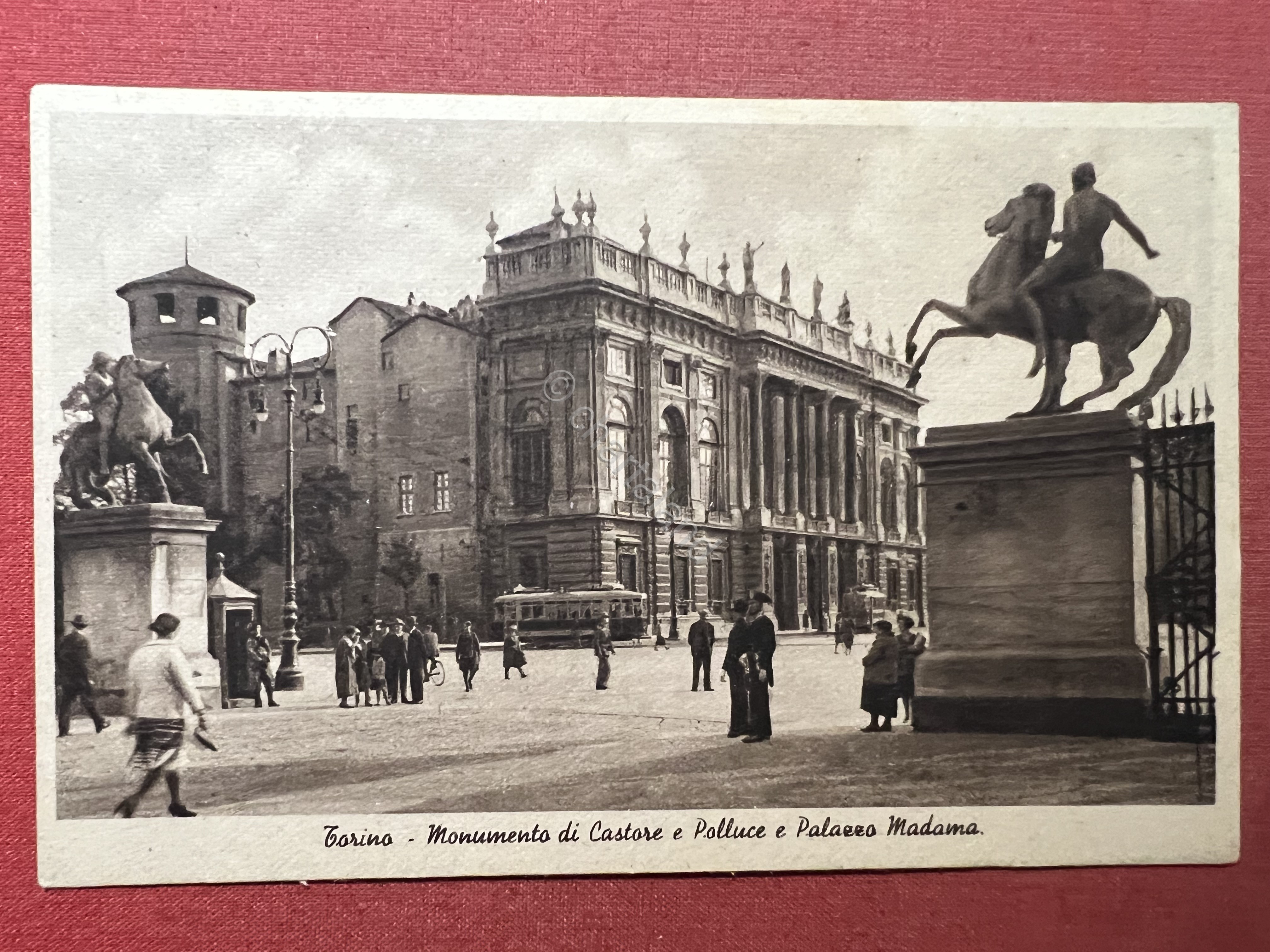 Cartolina - Torino - Monumento di Castore e Polluce e …