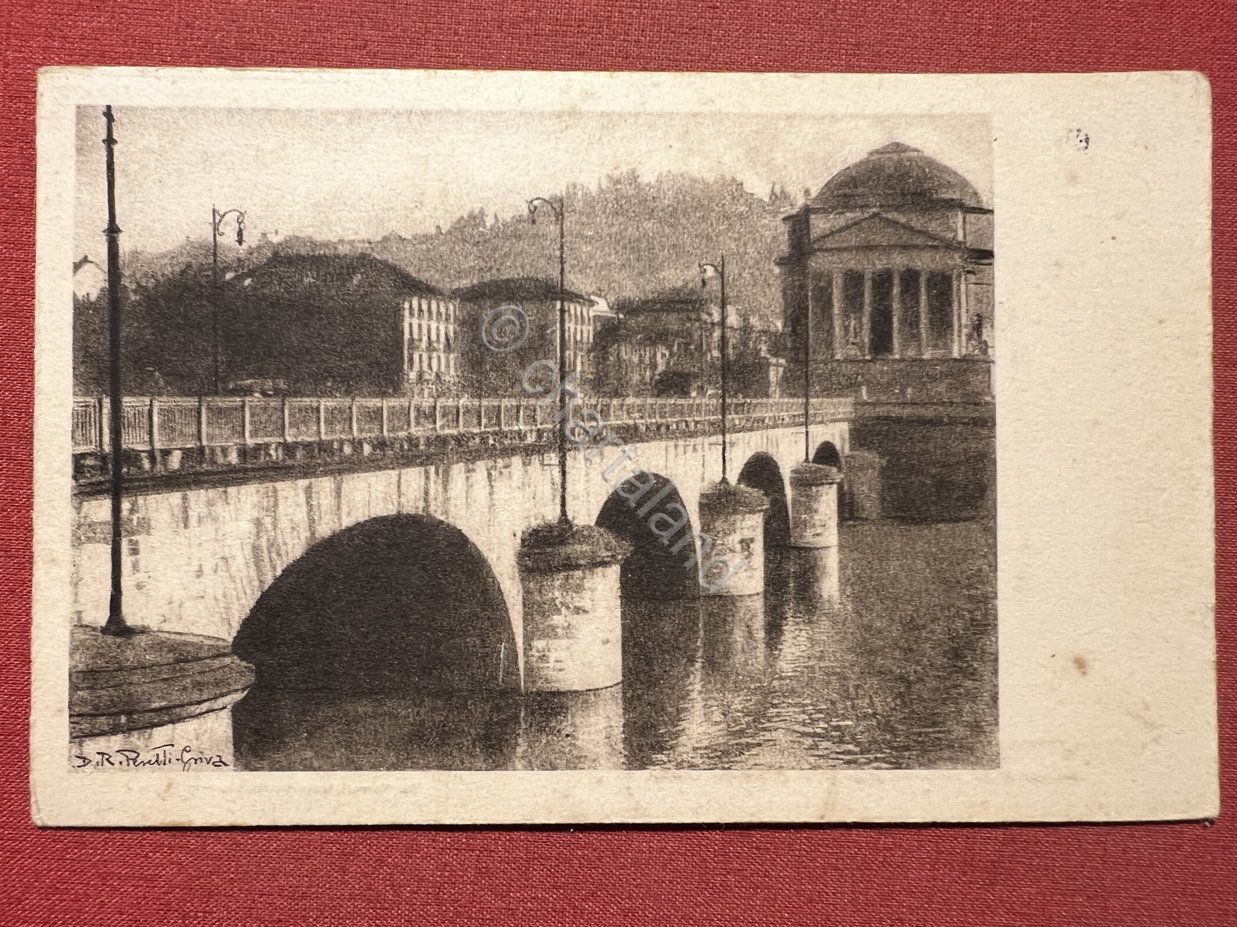 Cartolina - Torino - Ponte Vittorio Emanuele I - 1910 …