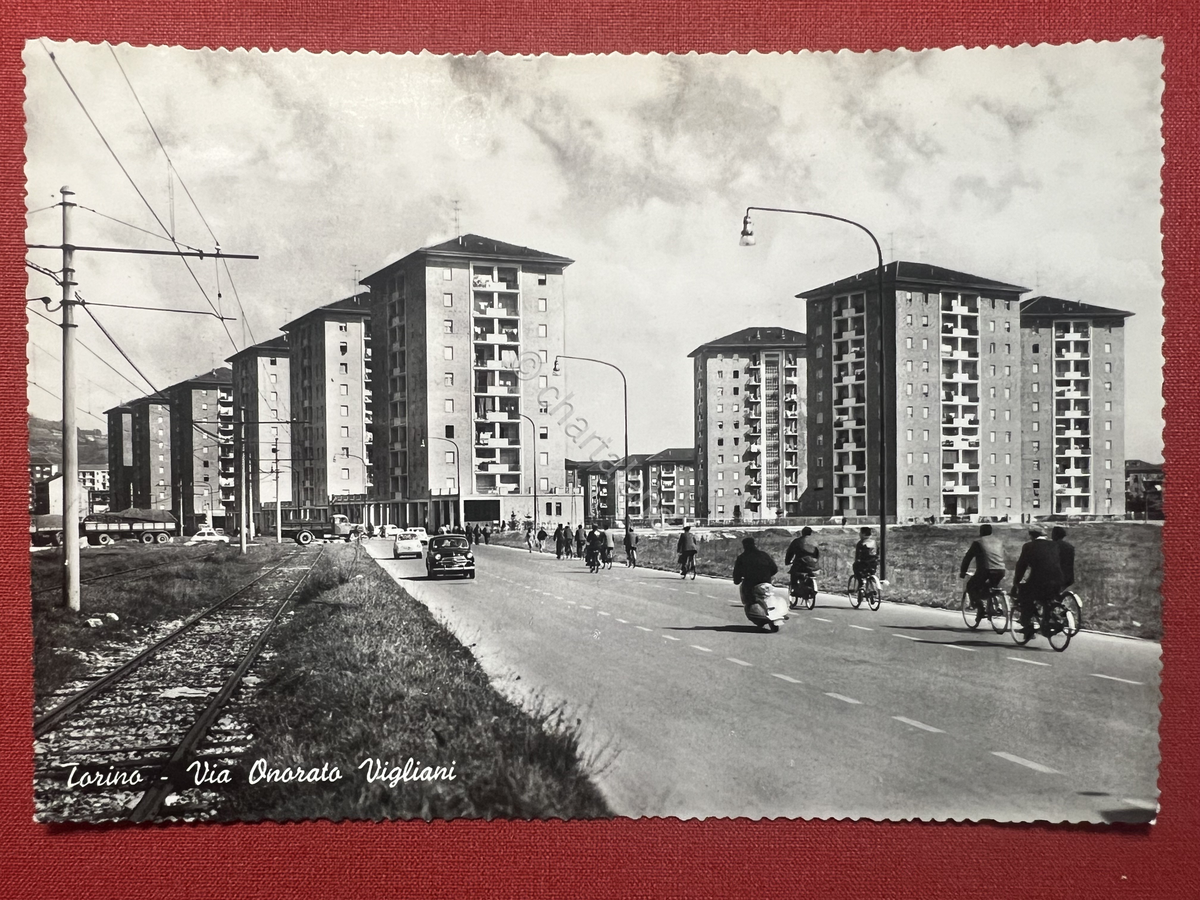 Cartolina - Torino - Via Onorato Vigliani - 1950 ca.