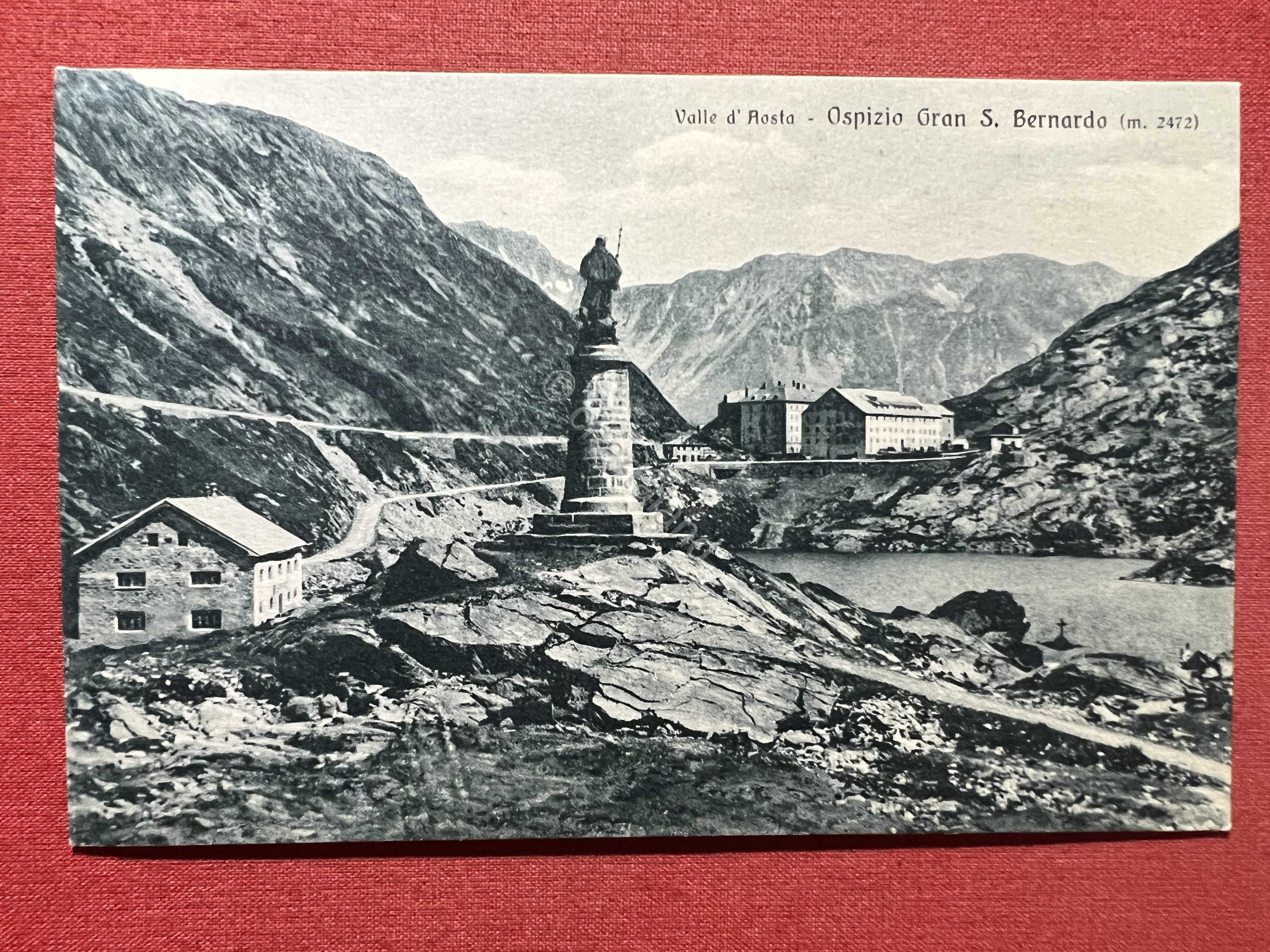 Cartolina - Valle d'Aosta - Ospizio Gran S. Bernardo 1936