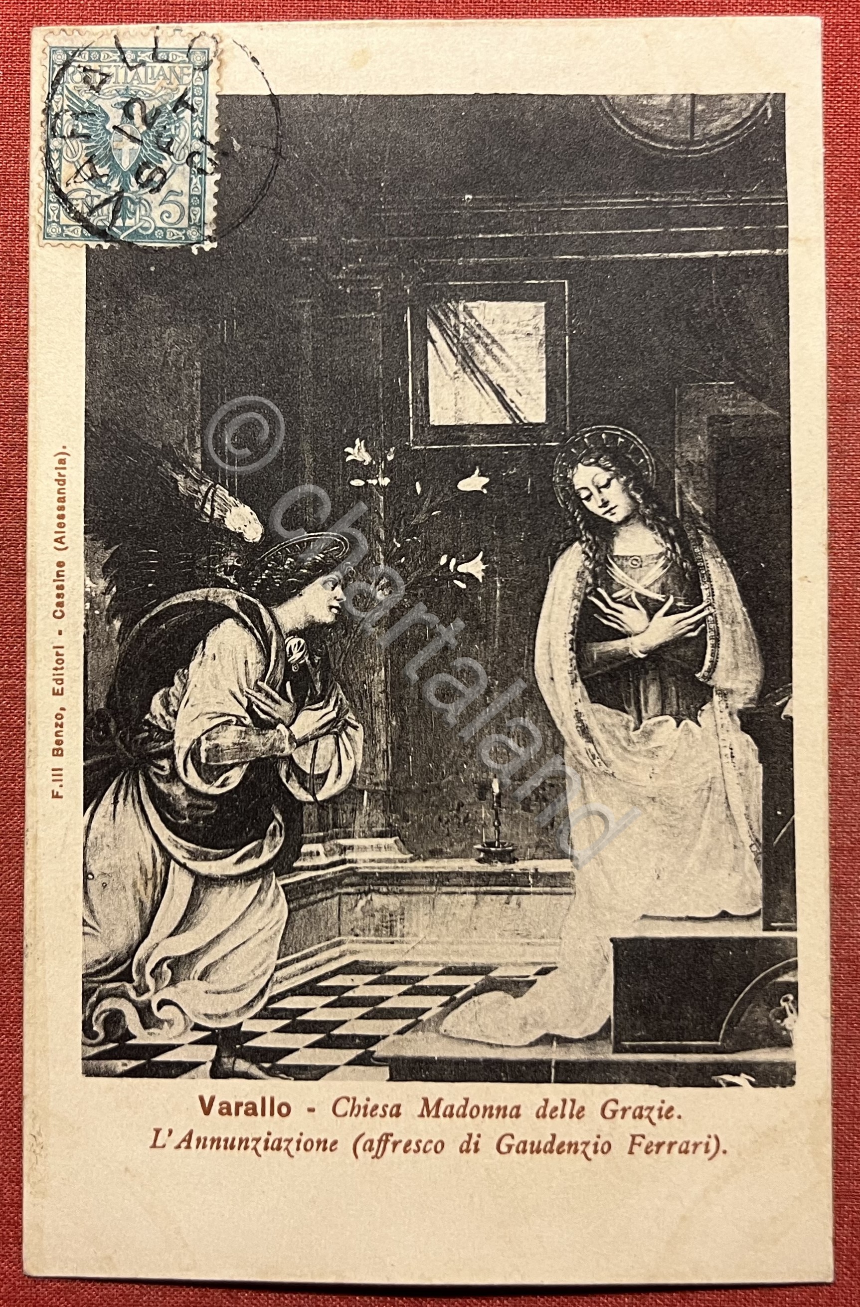 Cartolina - Varallo - Chiesa Madonna delle Grazie - L'Annunciazione …