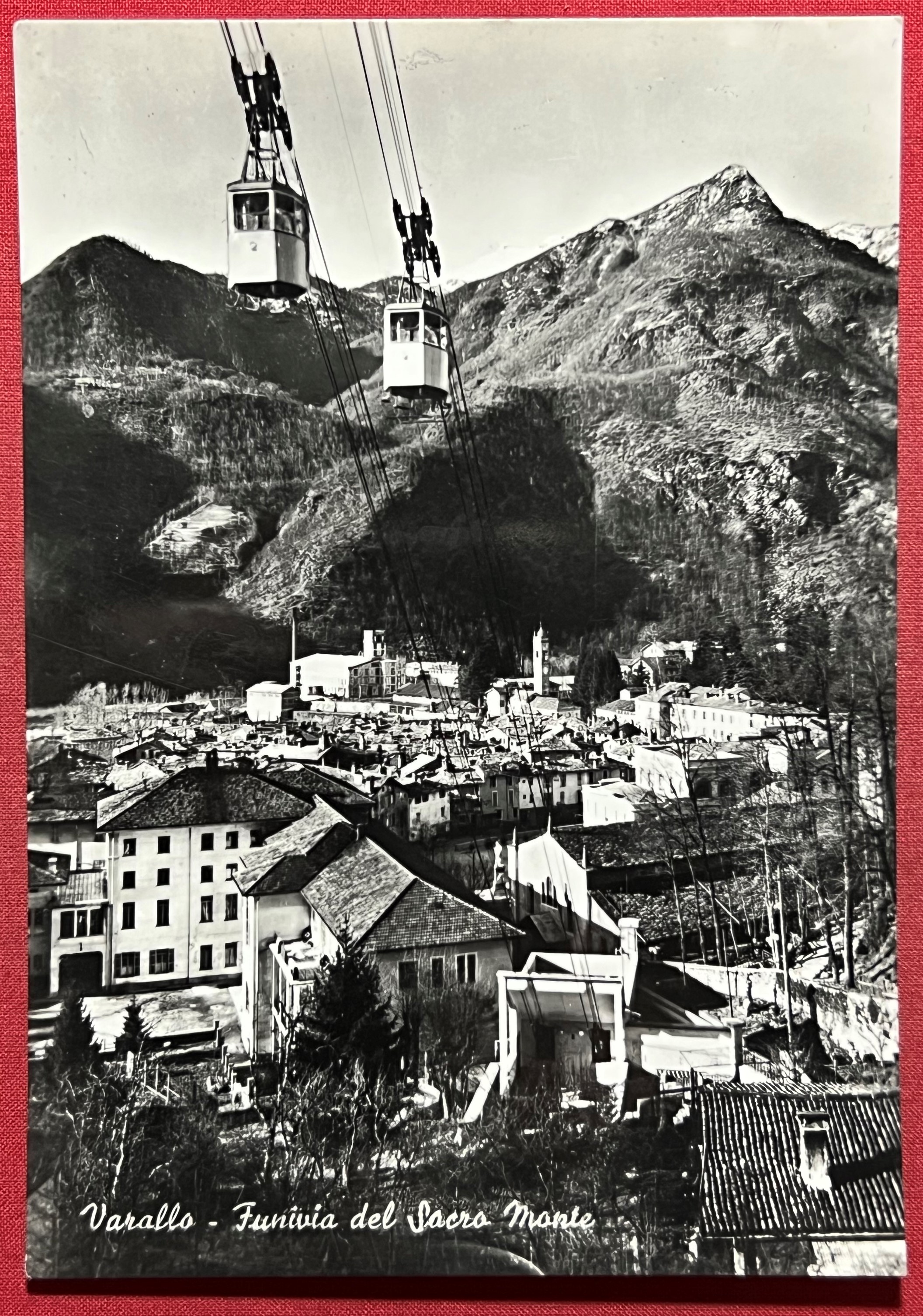 Cartolina - Varallo ( Vercelli ) - Funivia del Sacro …