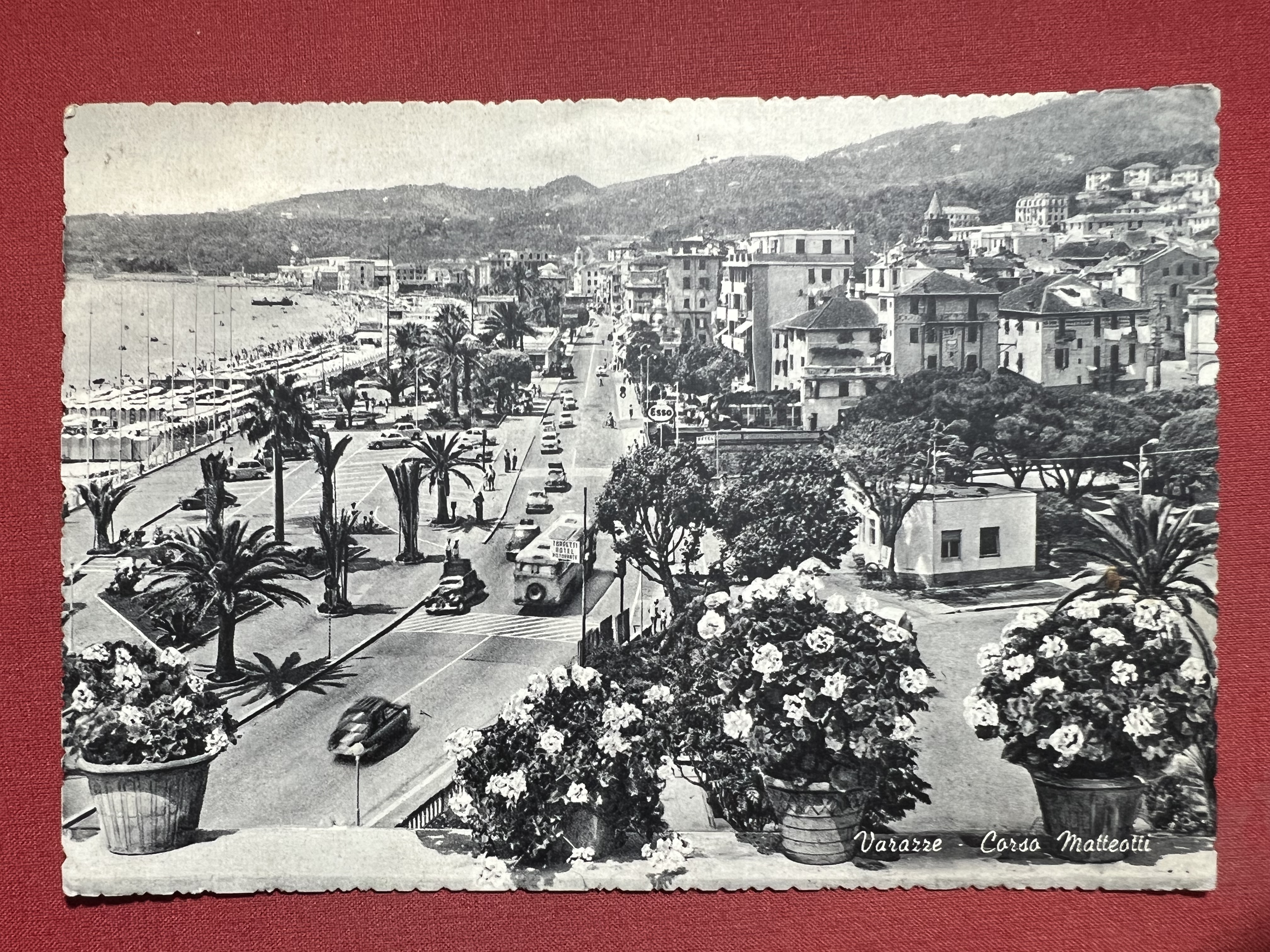 Cartolina - Varazze ( Savona ) - Corso Matteotti - …