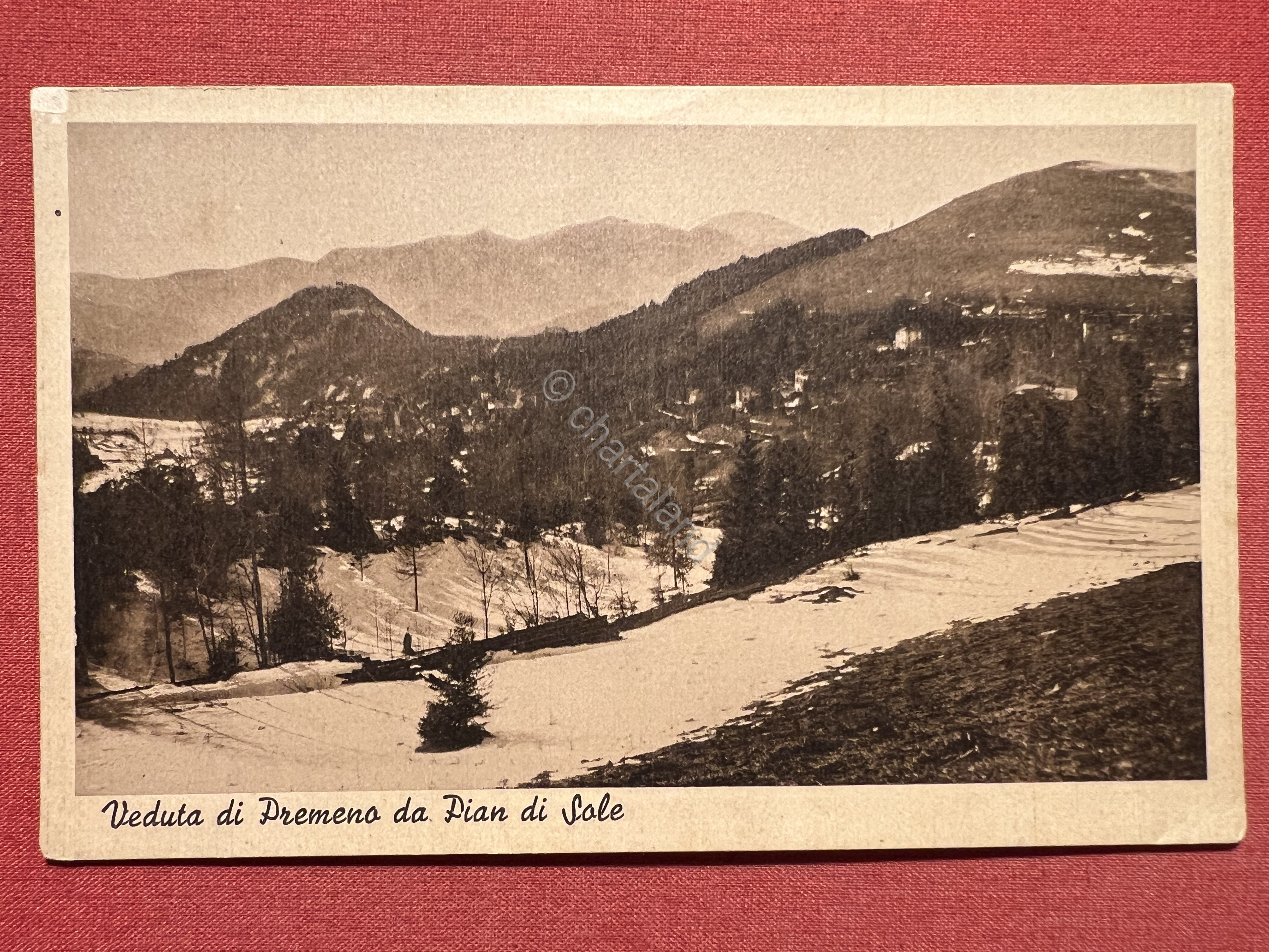 Cartolina - Veduta di Premeno da Pian di Sole - …