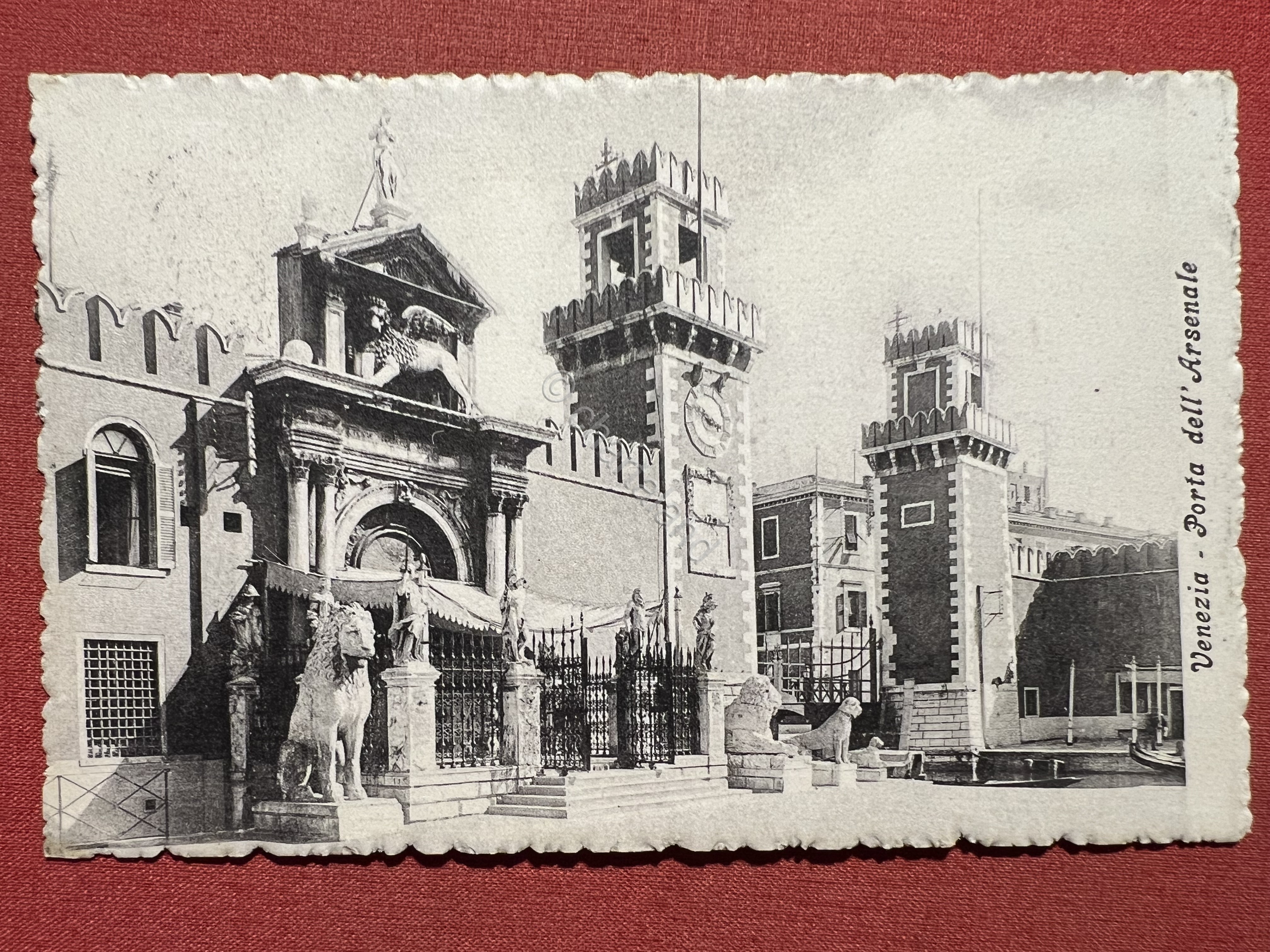Cartolina - Venezia - Porta dell'Arsenale - 1911