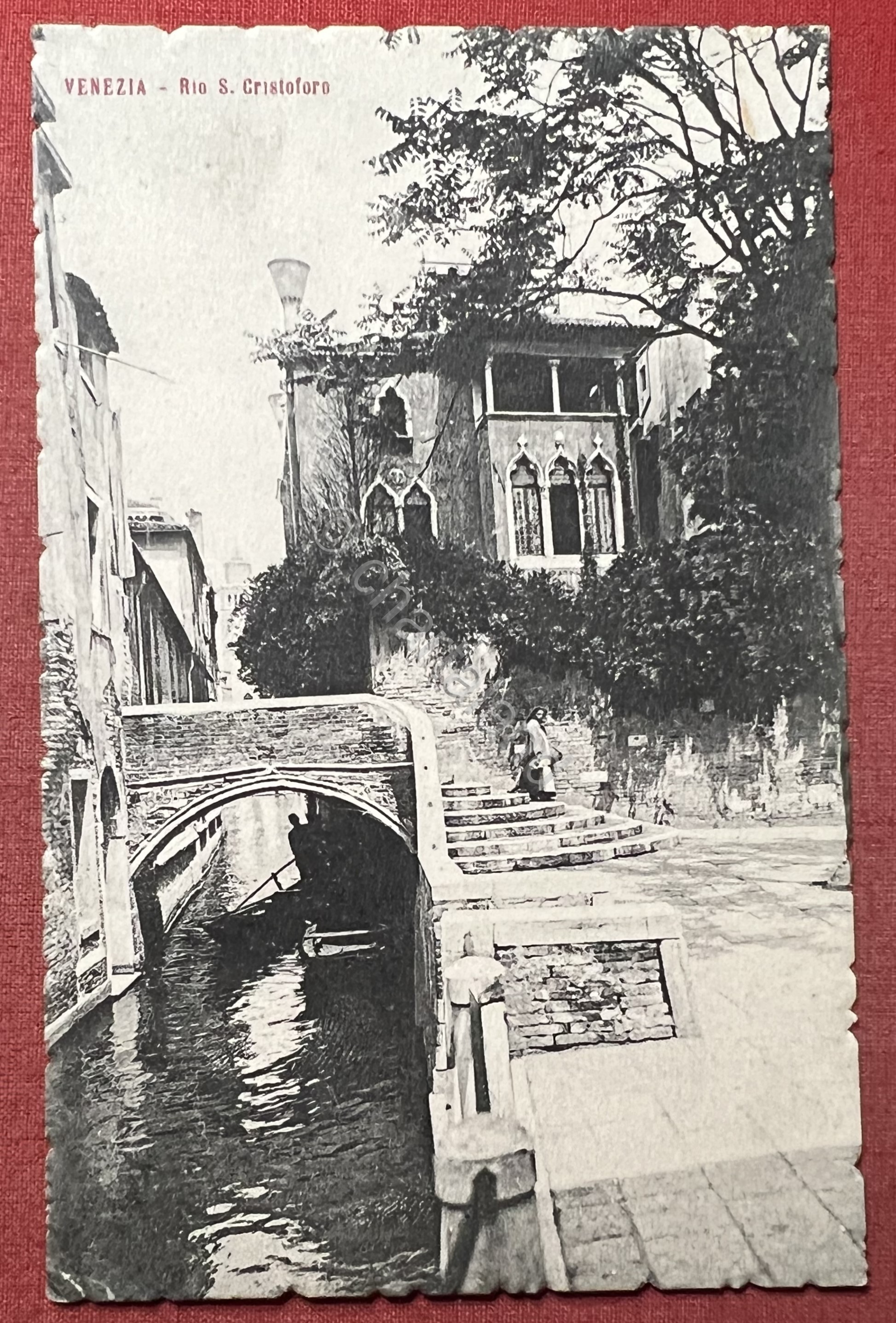 Cartolina - Venezia - Rio S. Cristoforo - 1920 ca.