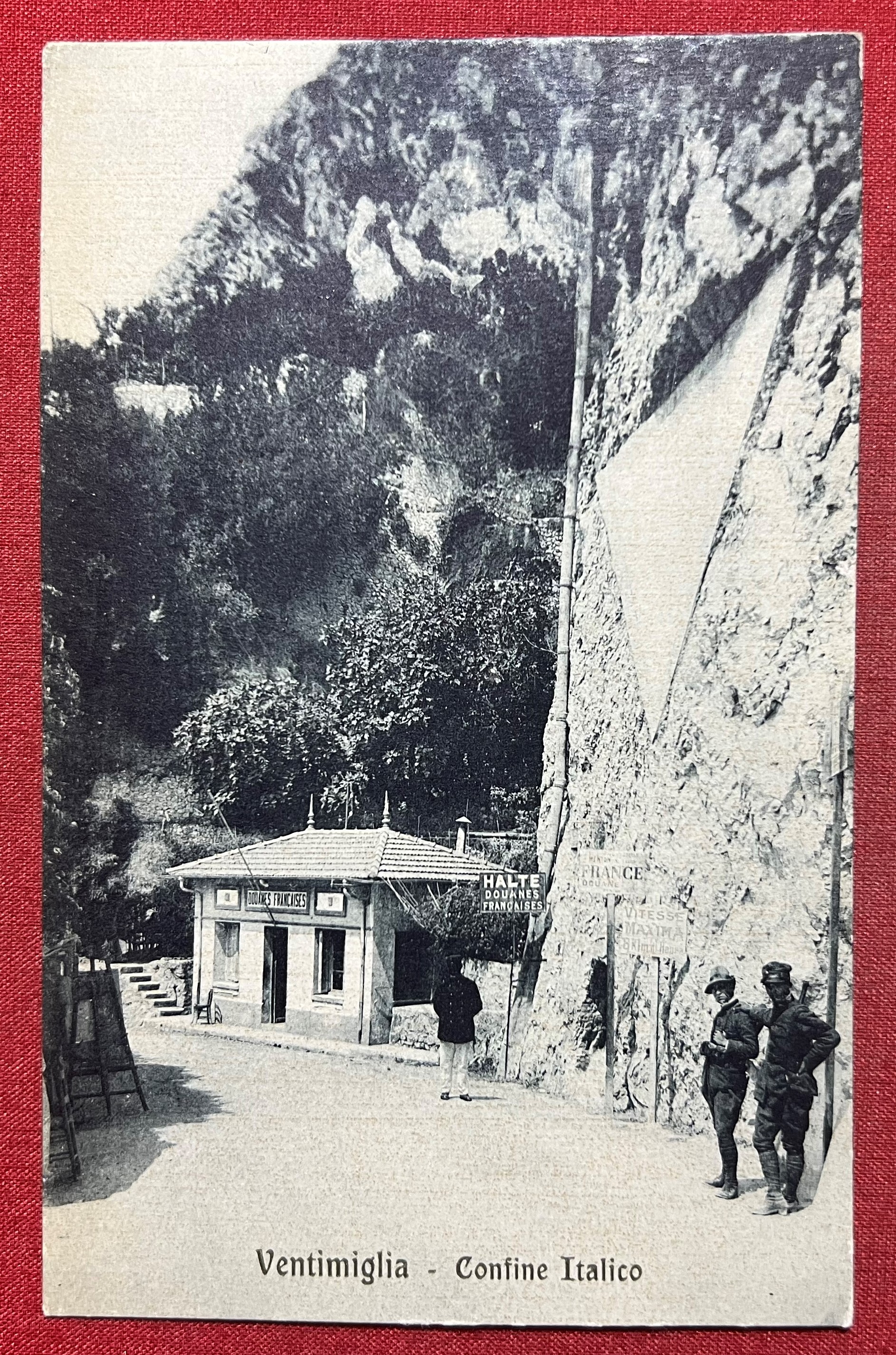 Cartolina - Ventimiglia ( Imperia ) - Confine Italico - …