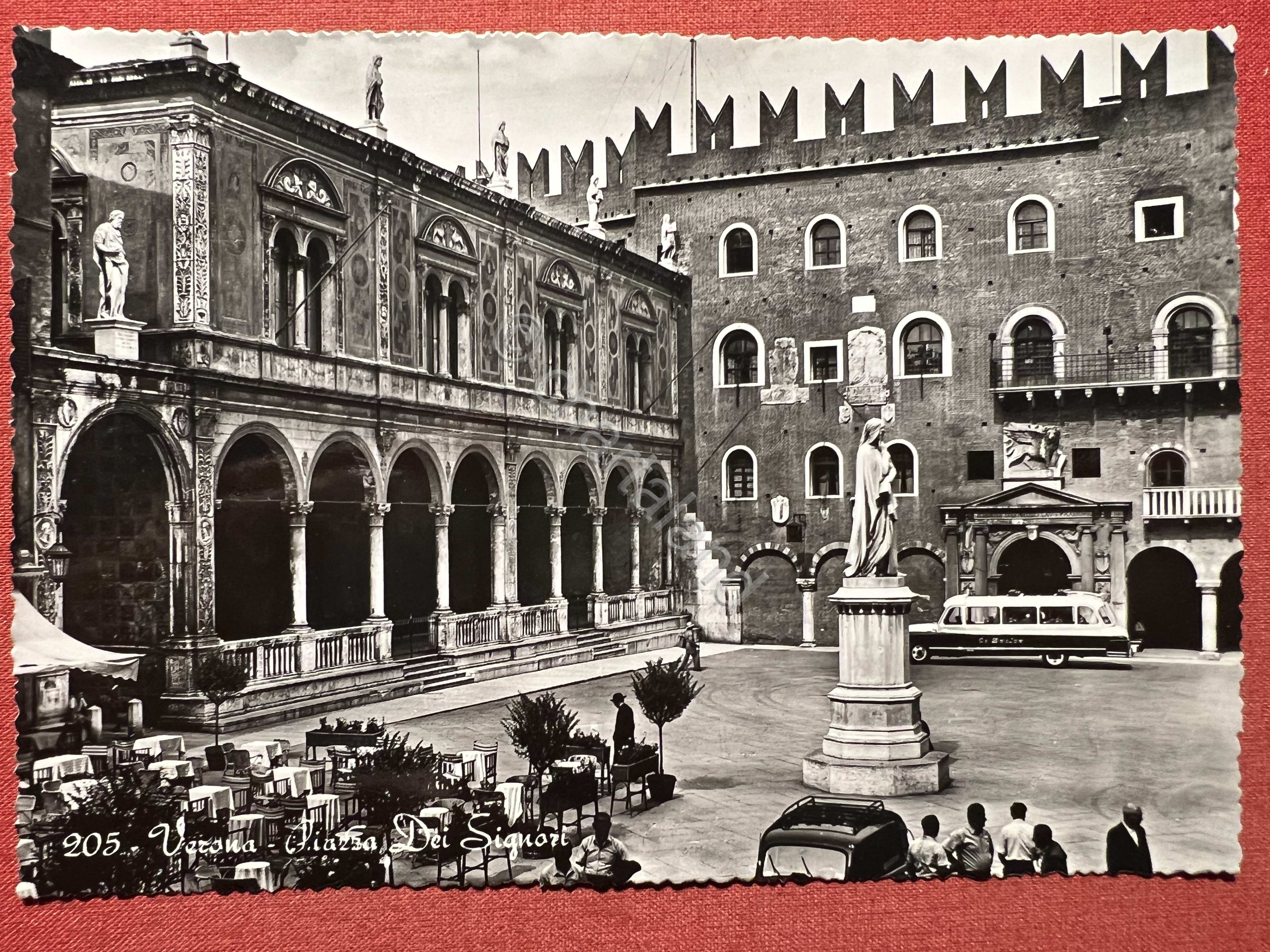 Cartolina - Verona - Piazza Dei Signori - 1950 ca.