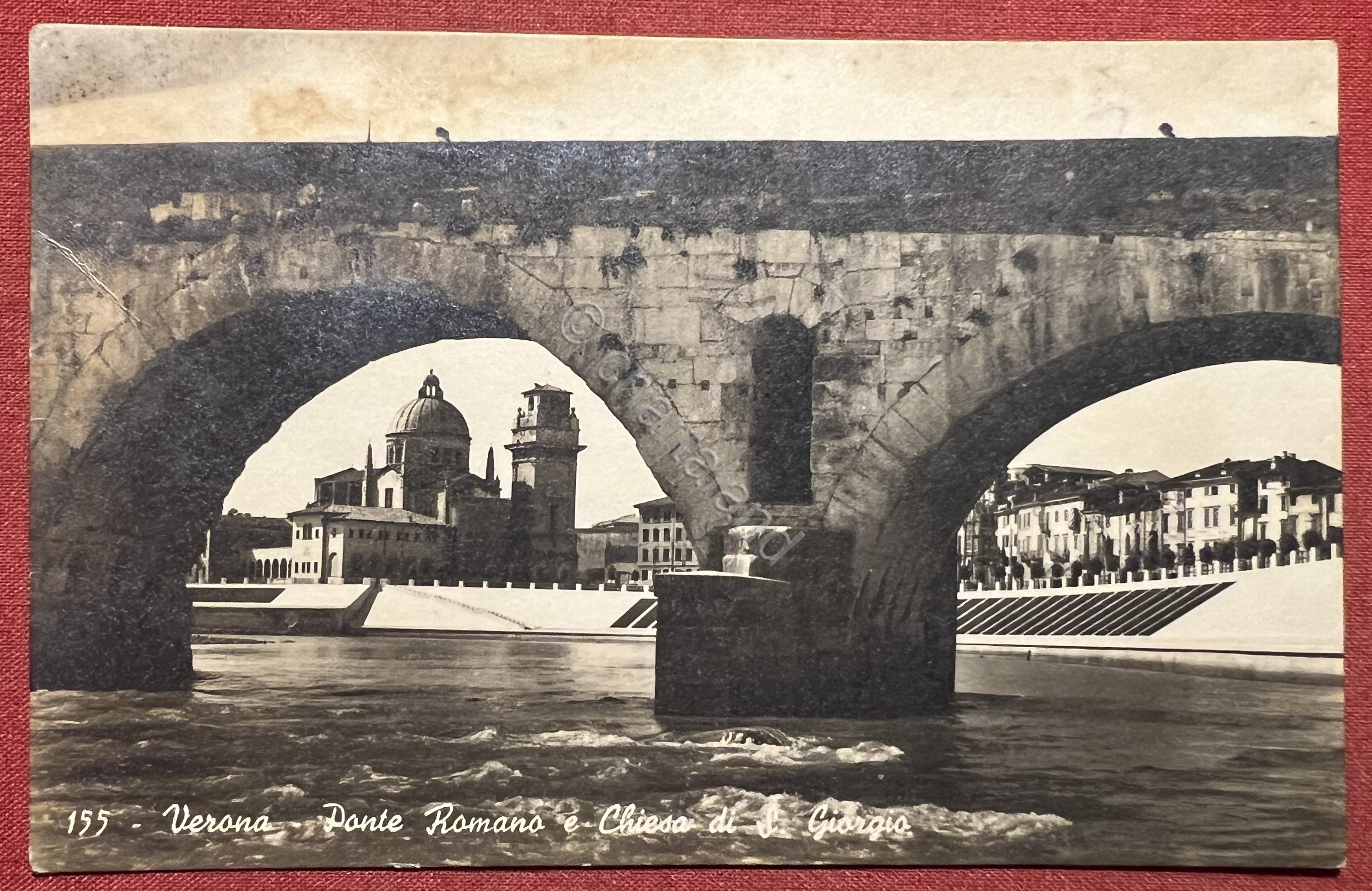 Cartolina - Verona - Ponte Romano e Chiesa di S. …