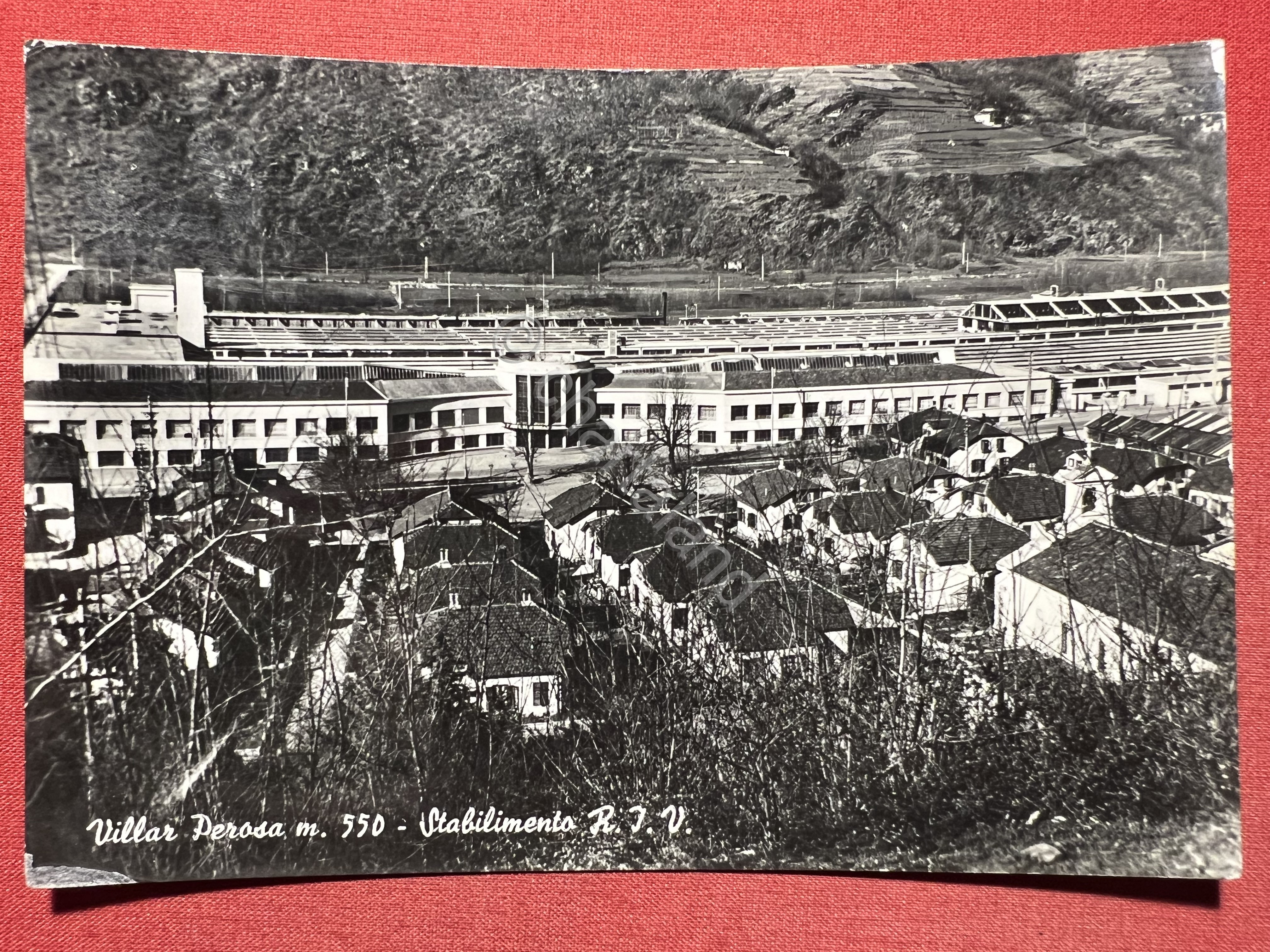 Cartolina - Villar Perosa ( Torino ) - Stabilimento R.I.V. …