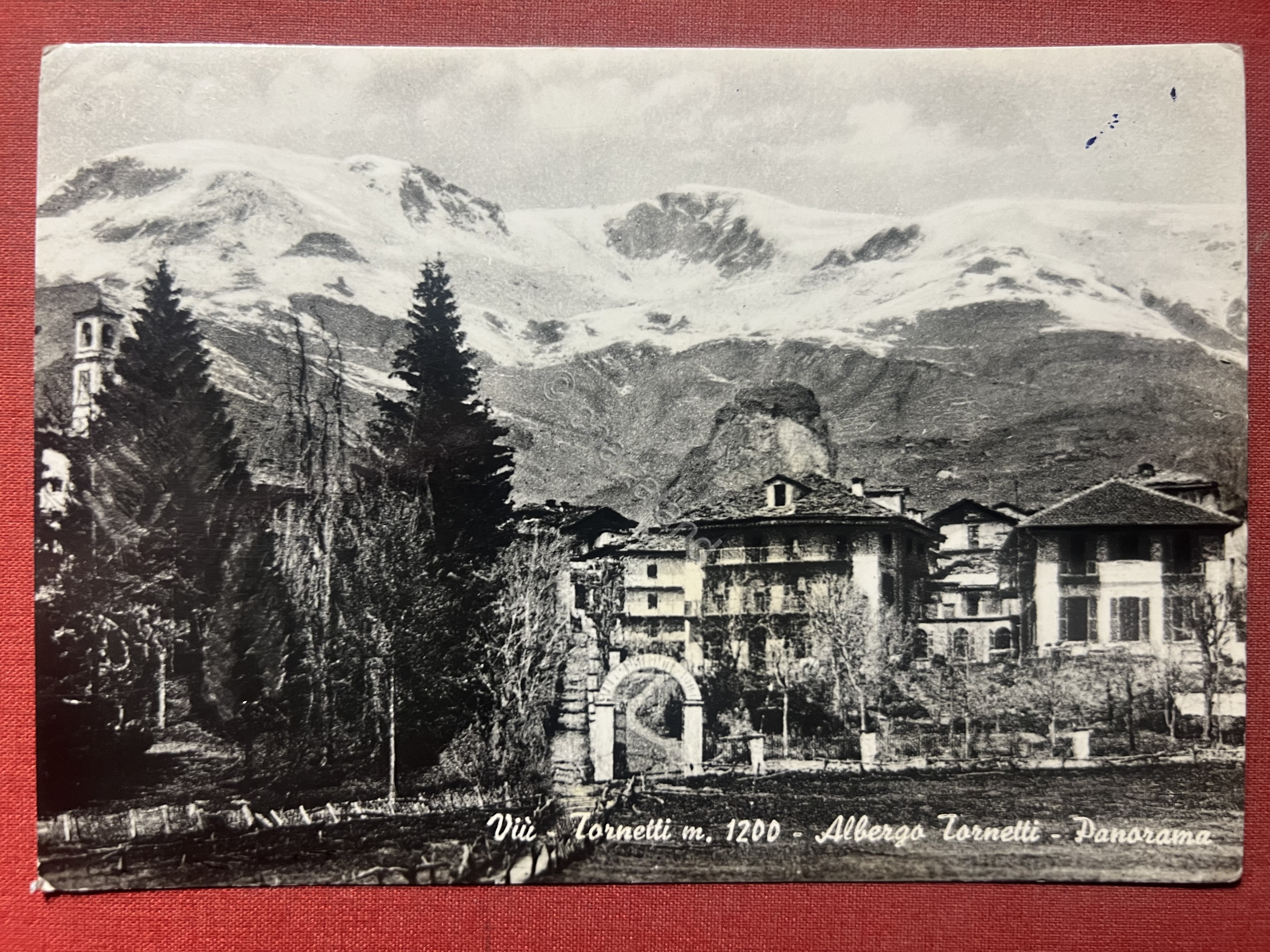 Cartolina - Viù ( Torino ) - Tornetti - Albergo …