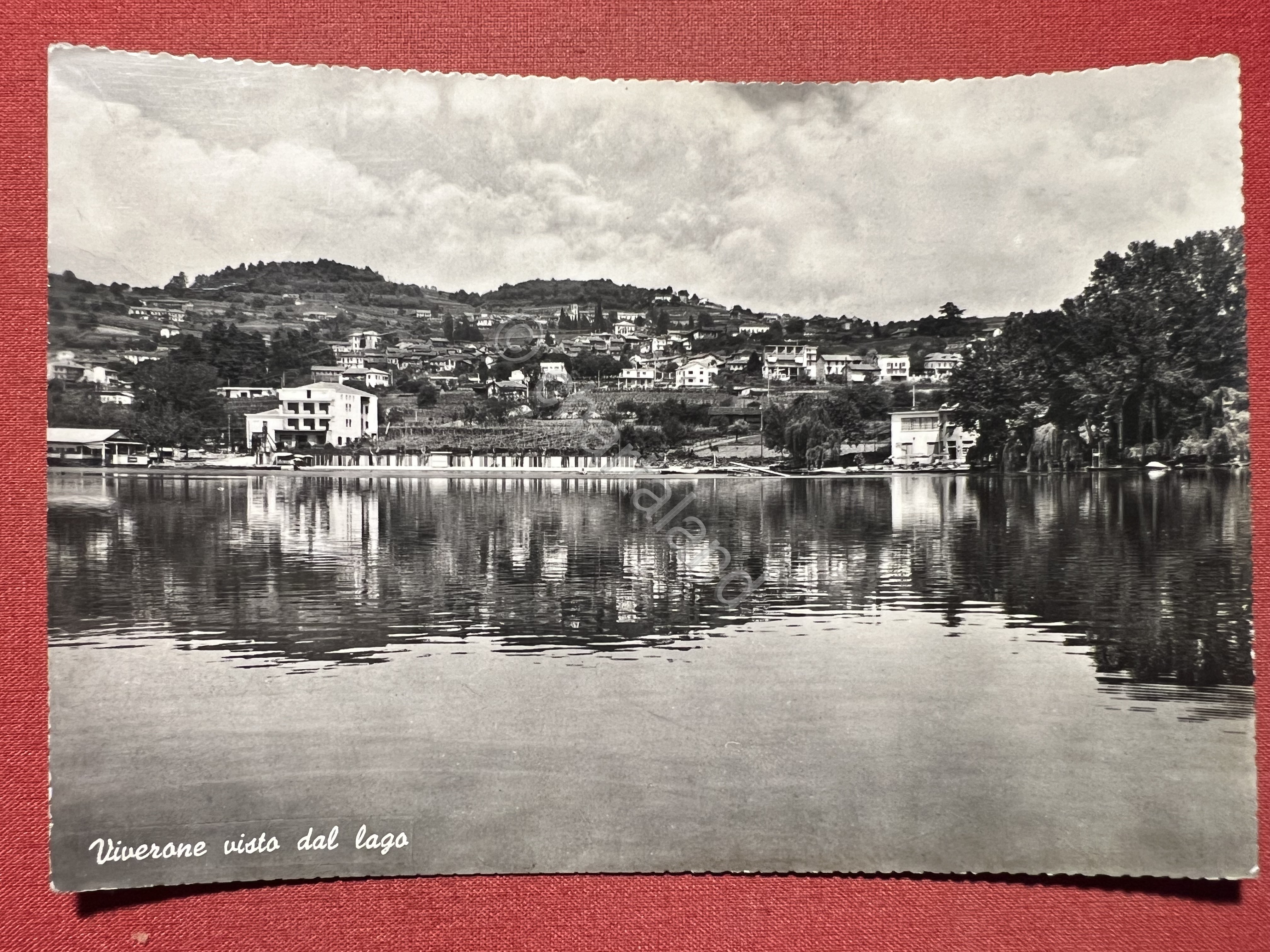Cartolina - Viverone visto dal Lago ( Biella ) - …