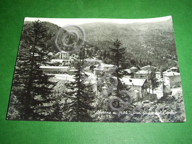Cartolina Abetone ( Pistoia ) - Panorama del Centro 1963