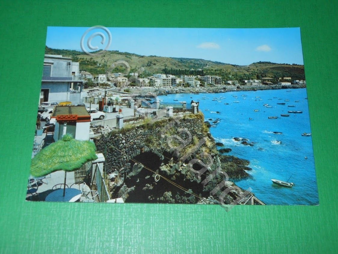 Cartolina Aci Castello - Scorcio panoramico 1965 ca.